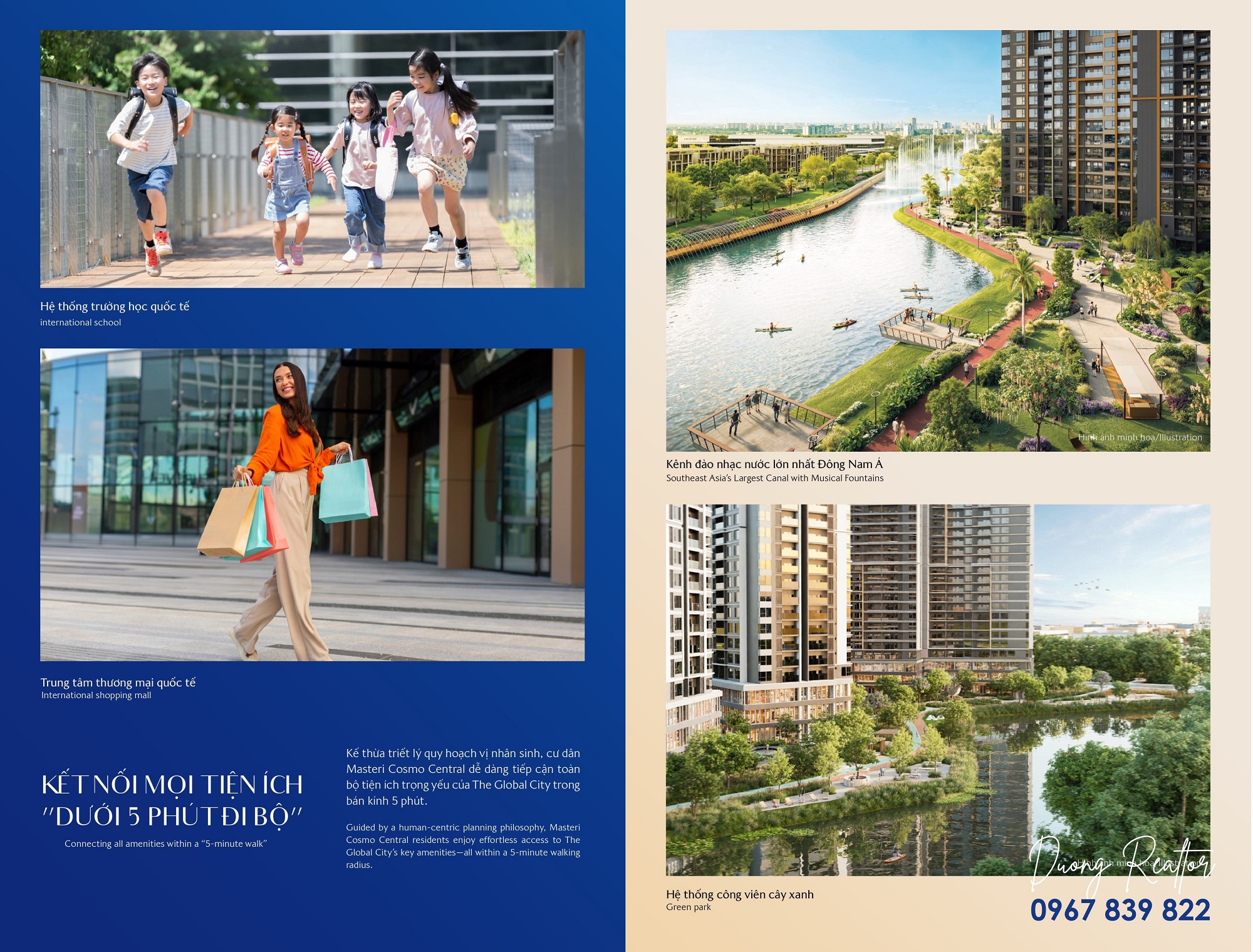 Kết nối mọi tiện ích 5 phút đi bộ
