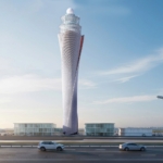 Phối cảnh Trạm không lưu (đài kiểm soát không lưu) sân bay Gia Bình