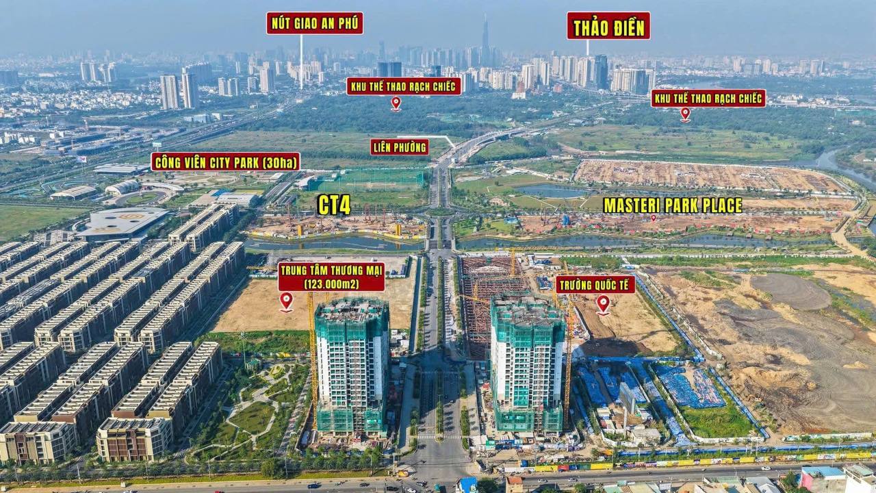 Tiến độ dự án CT4 The Global City tháng 1-2026