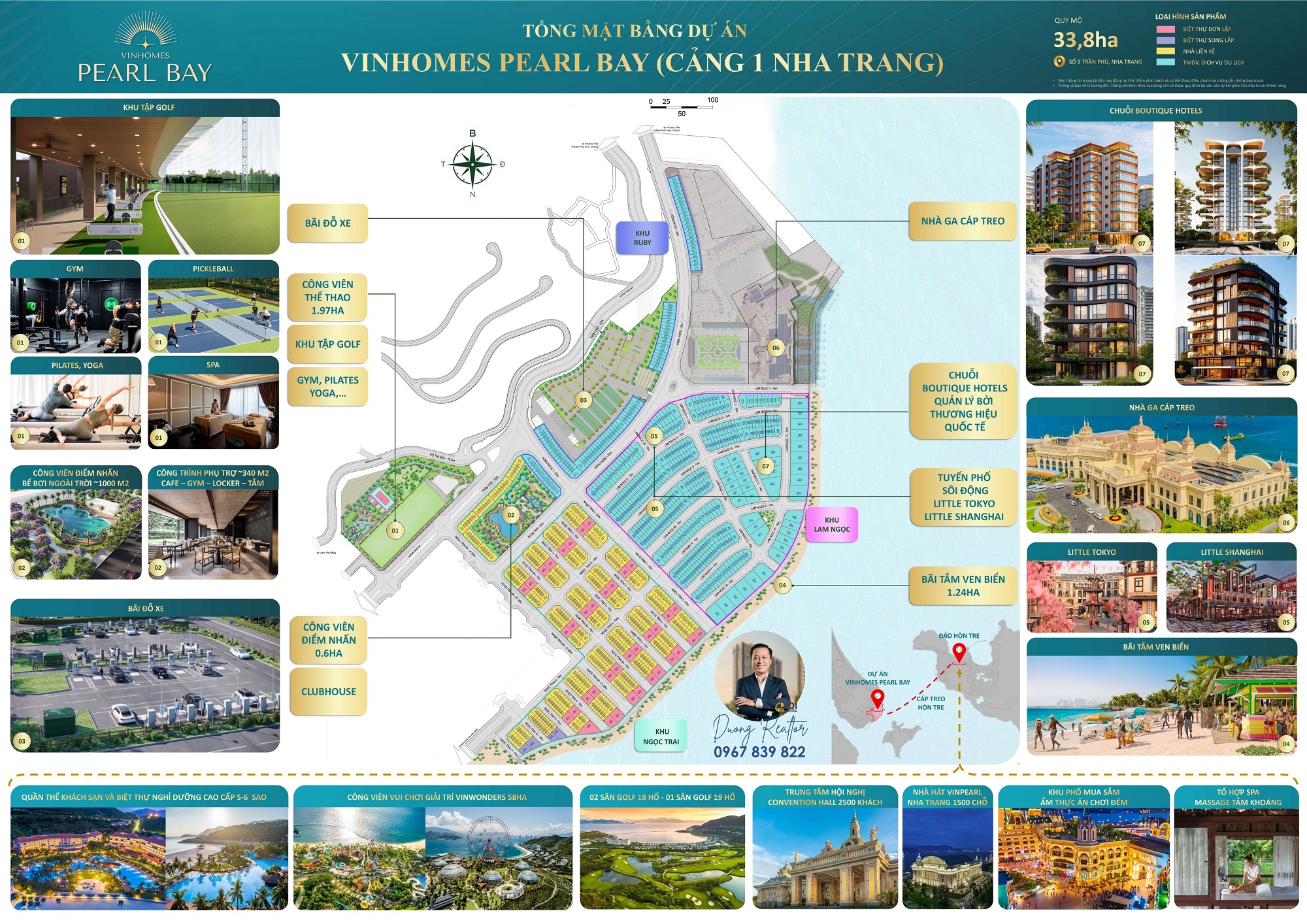 Tổng mặt bằng Vinhomes Pearl Bay Nha Trang