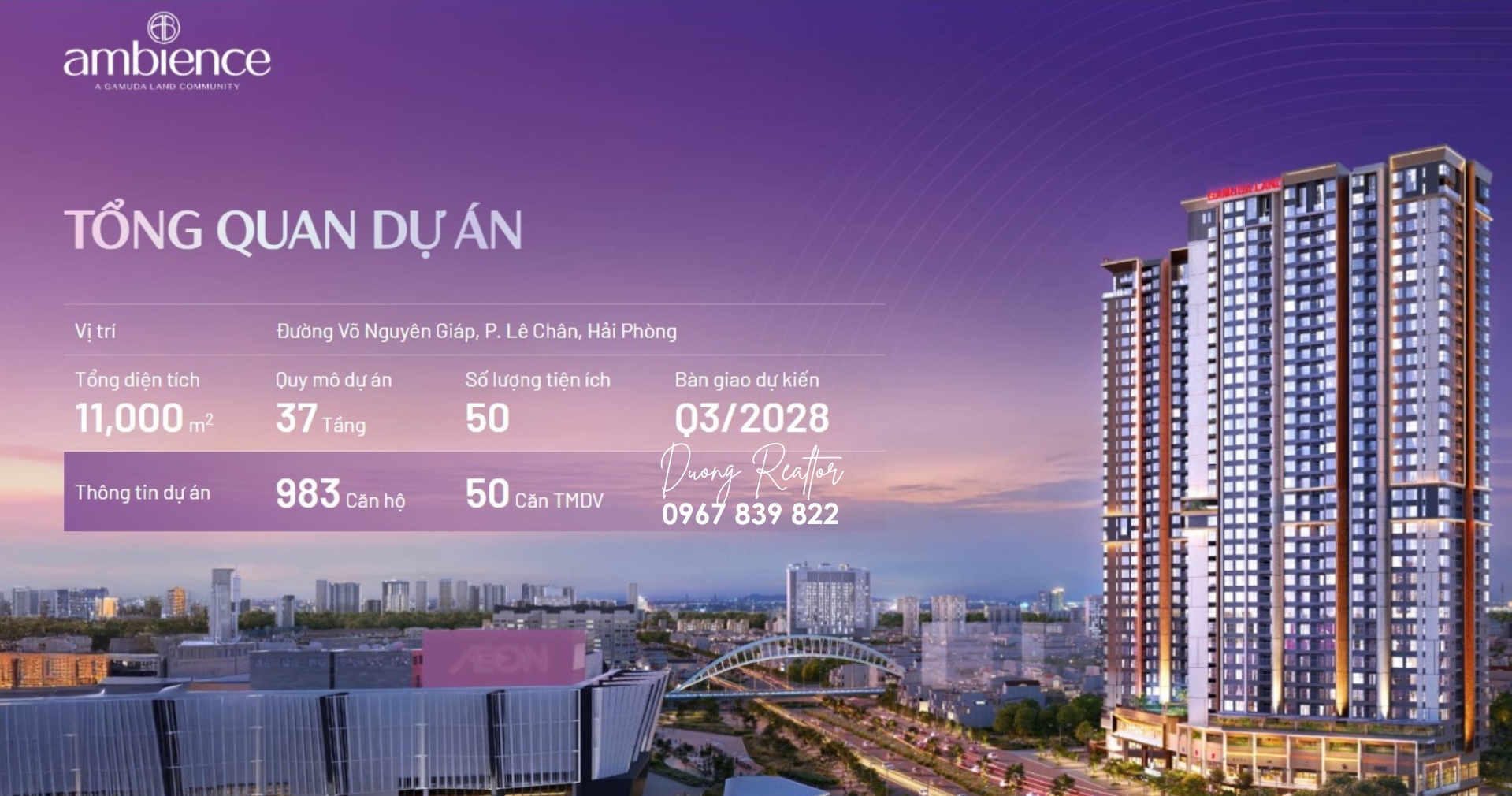 Tổng quan dự án The Ambience Hải Phòng