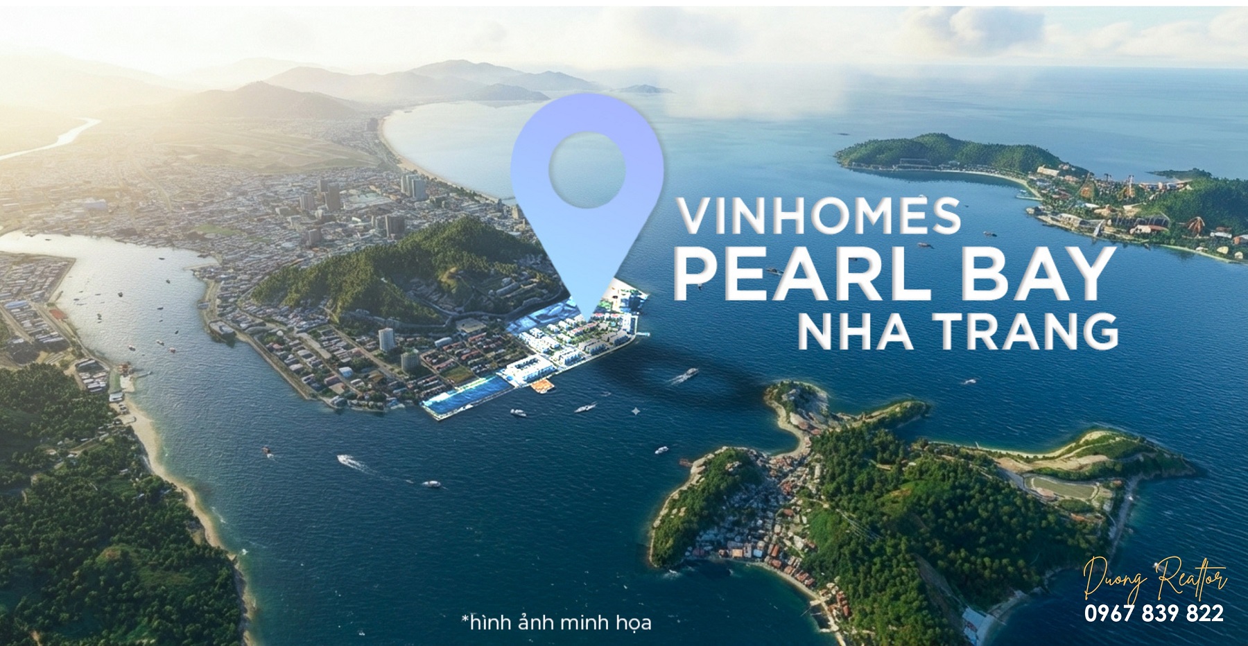 Vị trí đô thị vịnh biển Vinhomes Pearl Bay Nha Trang