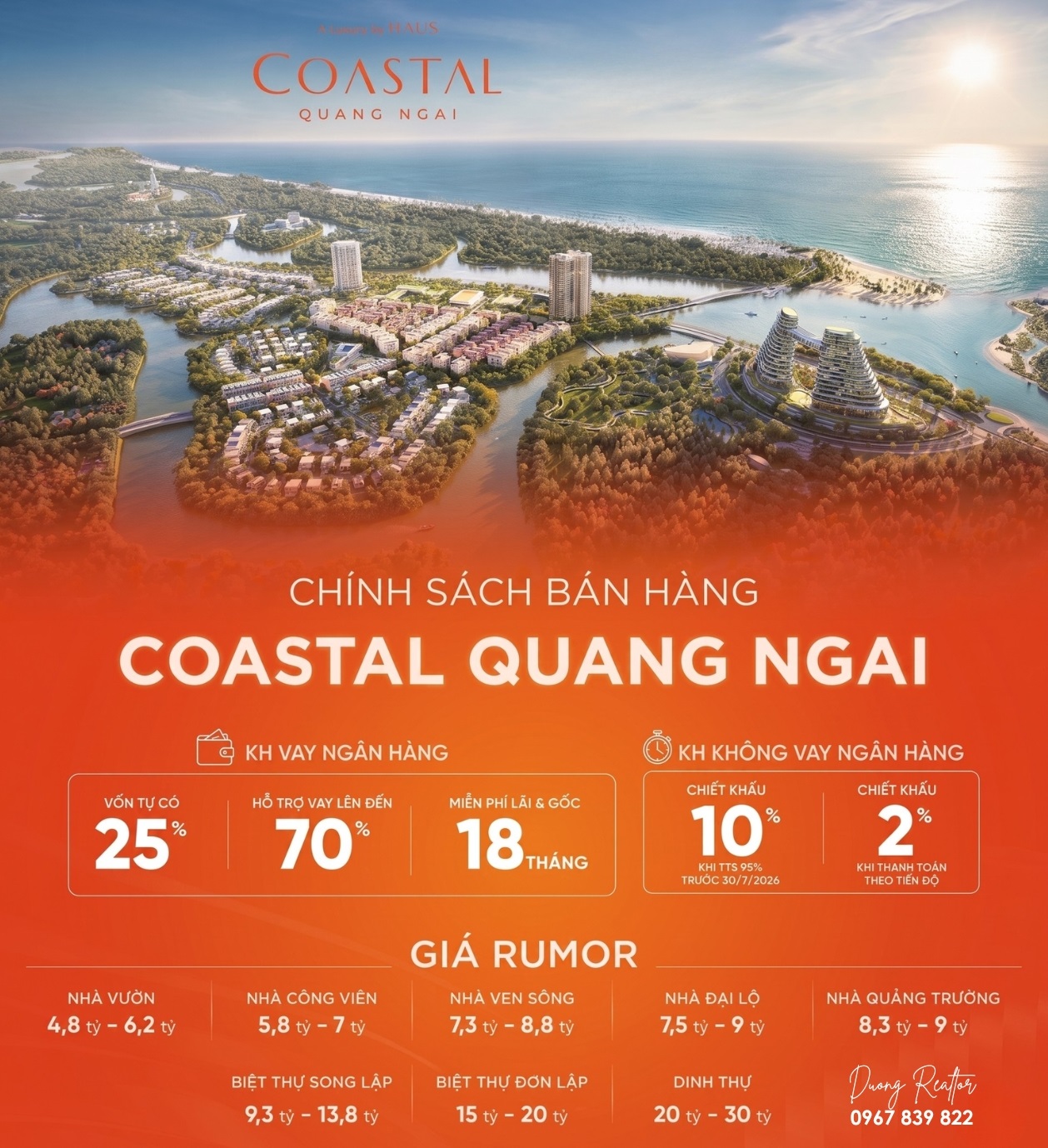 Chính sách bán hàng coastal vượt trội