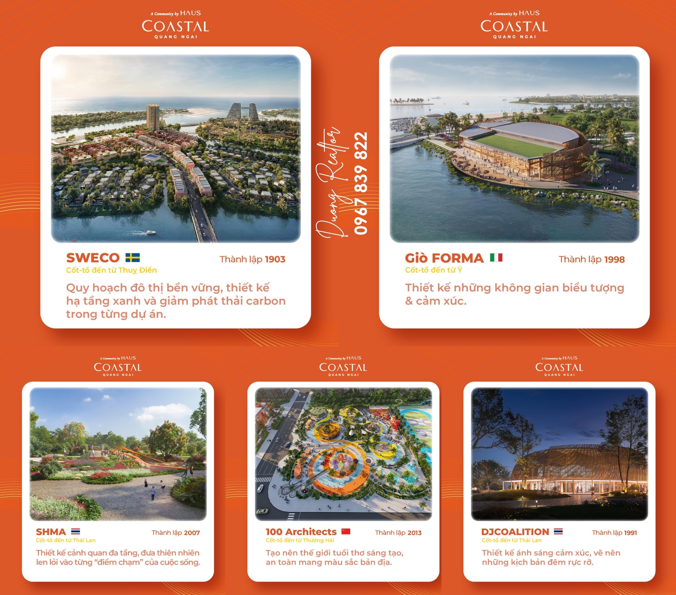 Coastal Quang Ngai quy tụ những tên tuổi hàng đầu trên thế giới
