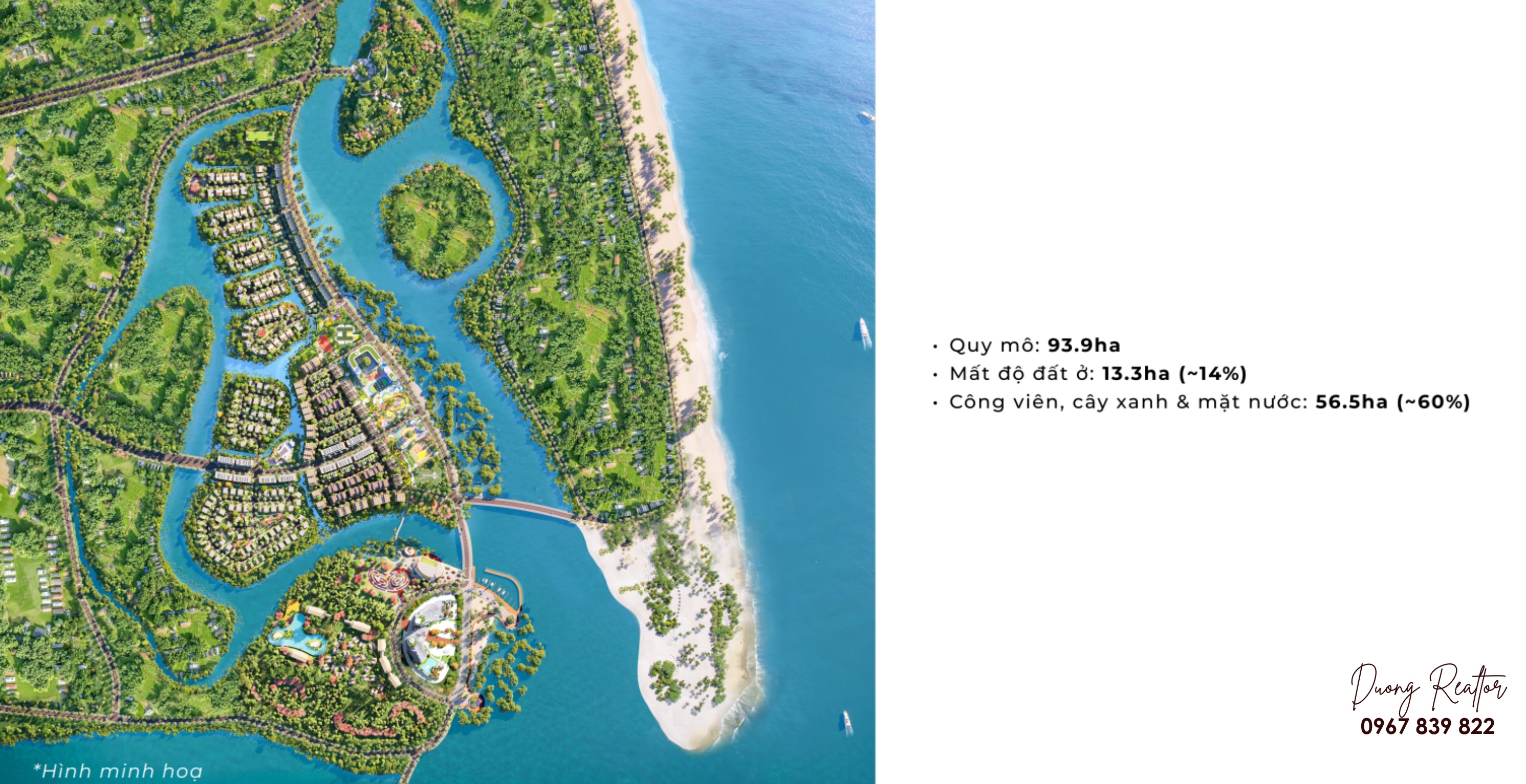 Coastal Quang Ngai có mật độ xây dựng thấp chỉ 14%