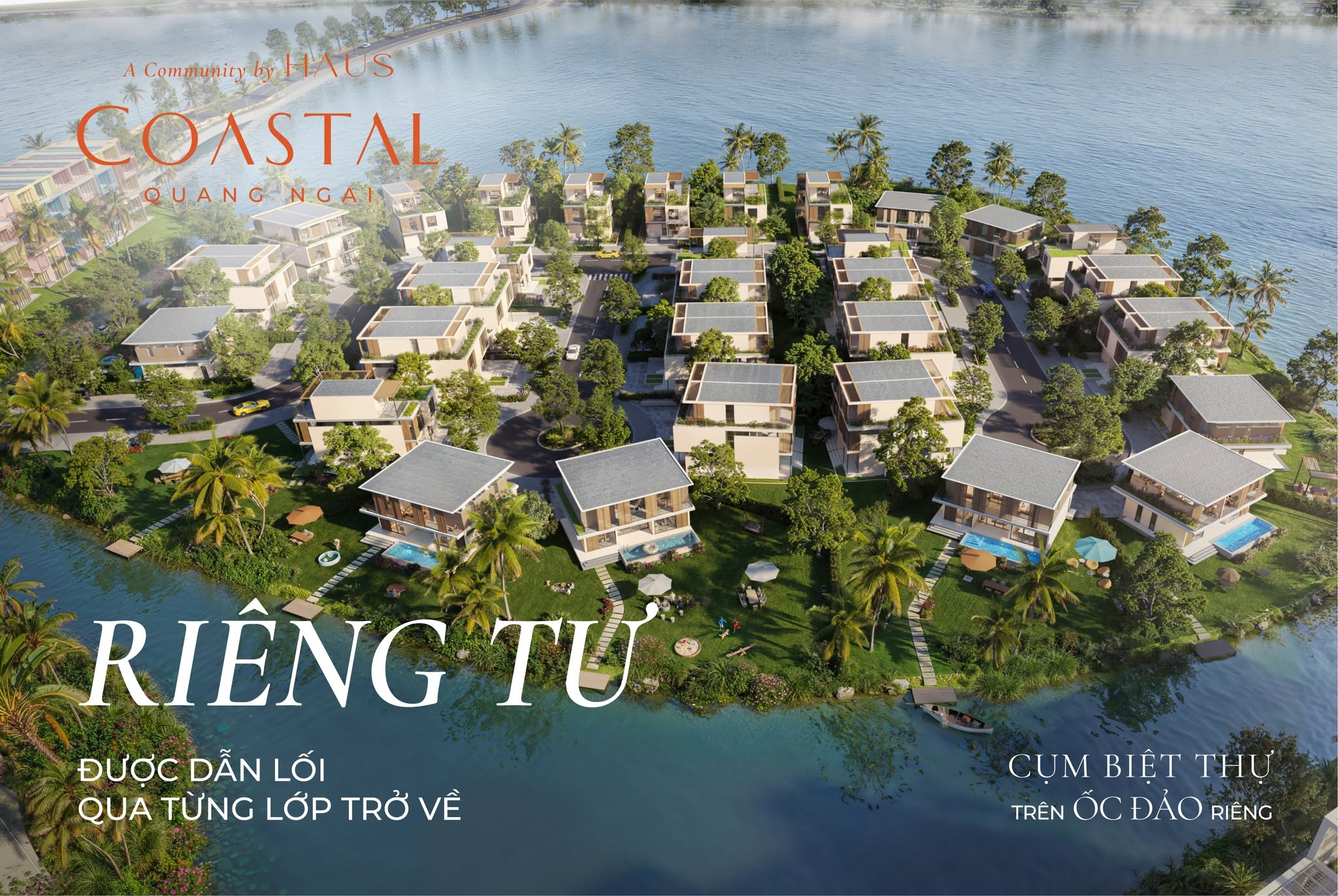Cụm biệt thự đảo riêng tư