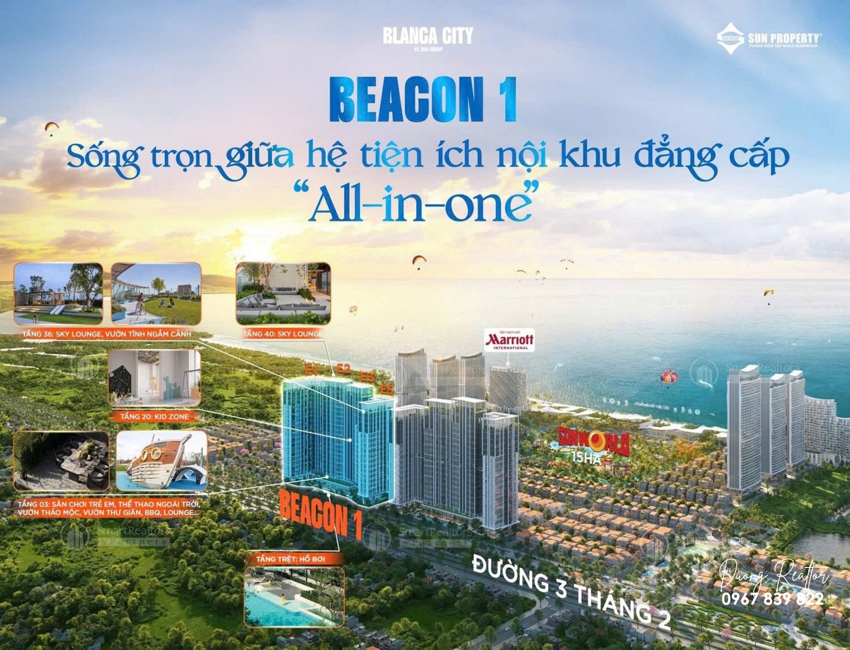 Beacon 1 Blanca City - Căn hộ biển sở hữu lâu dài đầu tiên Tp.hcm