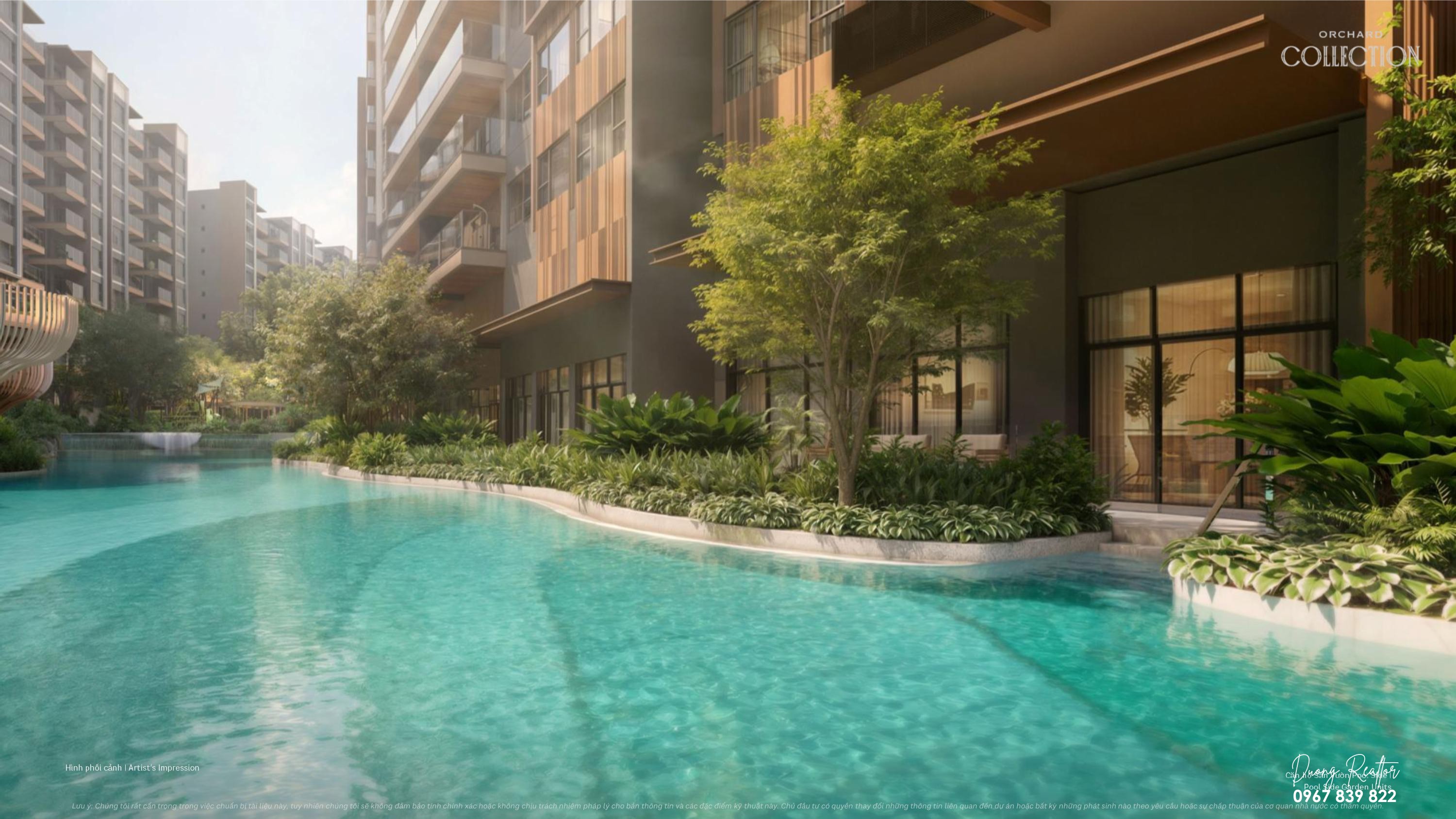 Căn hộ sân vườn Pool Side