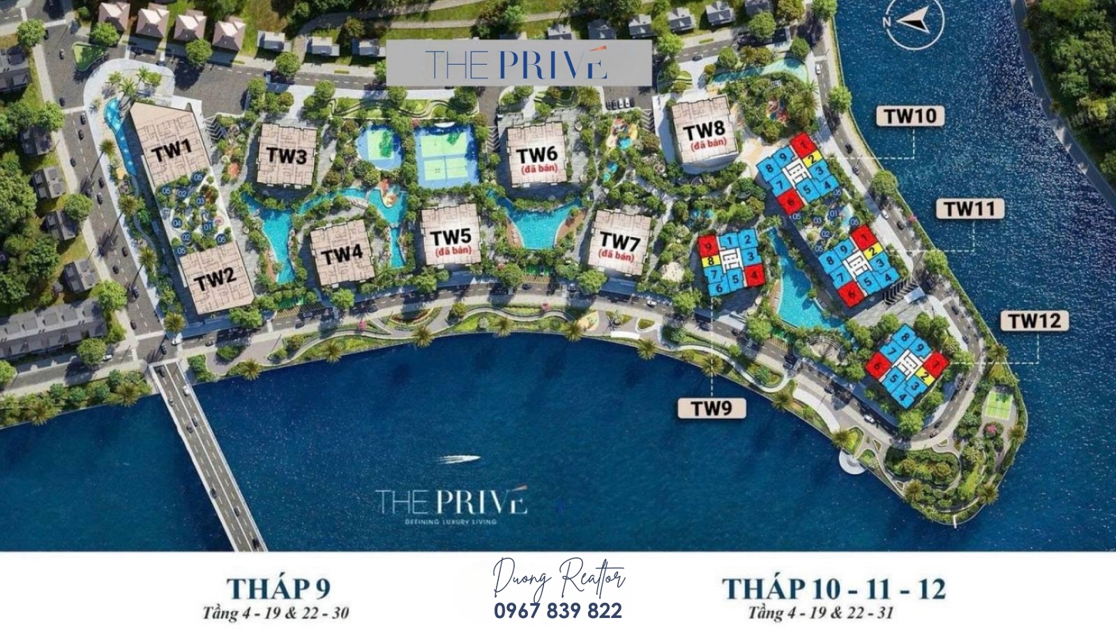 Mặt bằng Phrase 2 Tháp 9-10-11-12 The Prive