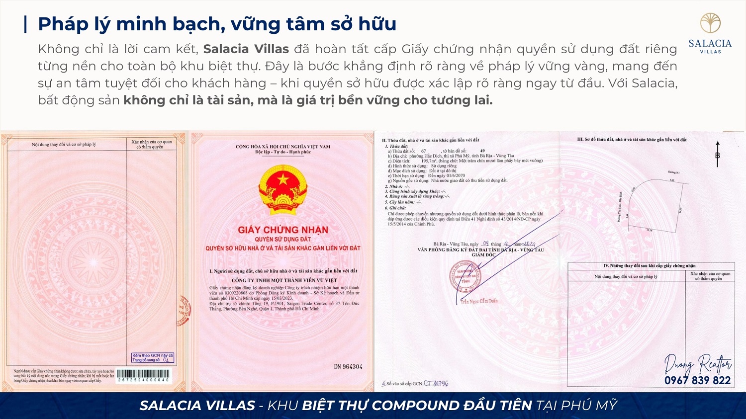 Pháp lý sổ hồng từng căn vững tâm sở hữu