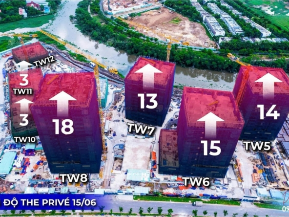 Tiến độ The Prive Quận 2 Tháng 6.2026