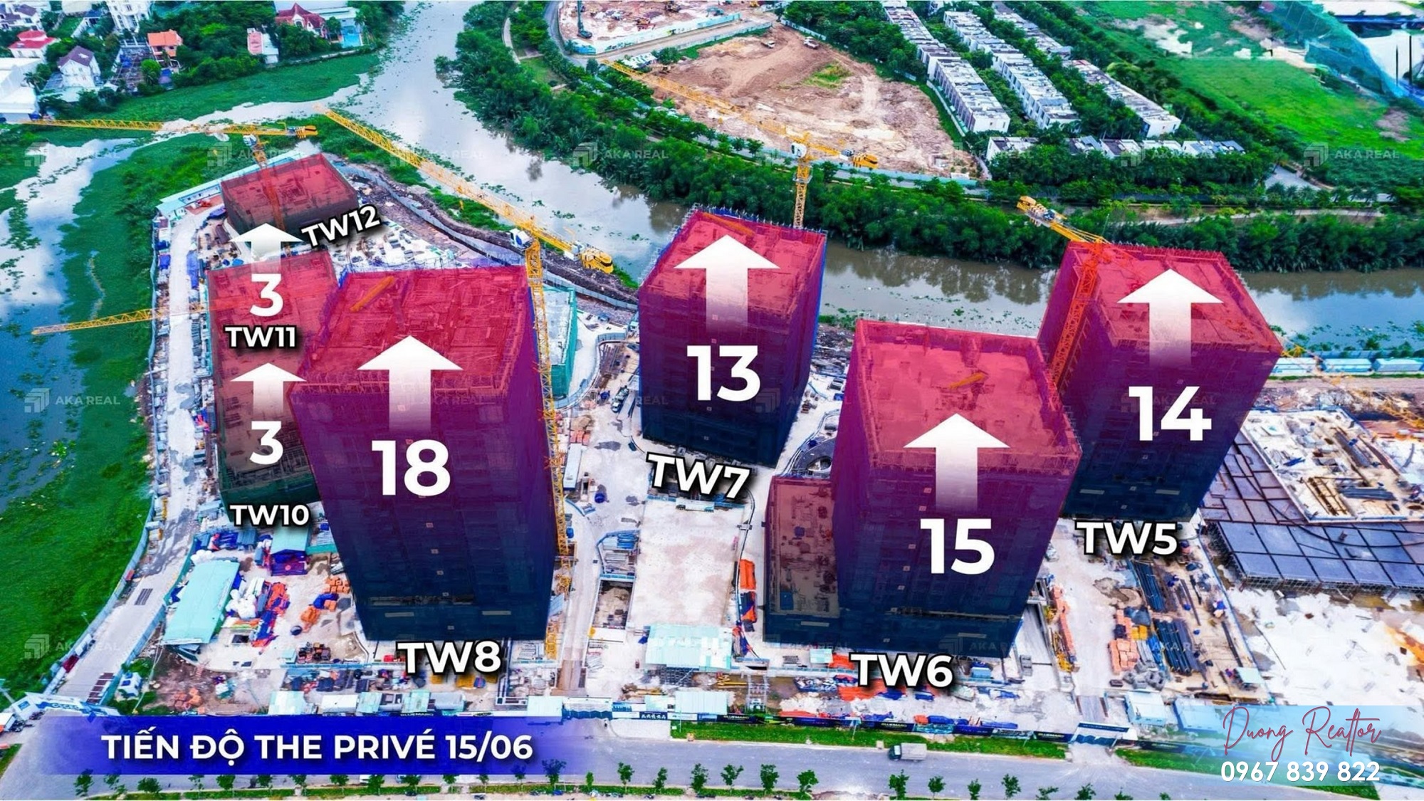 Tiến độ The Prive Quận 2 Tháng 6.2026