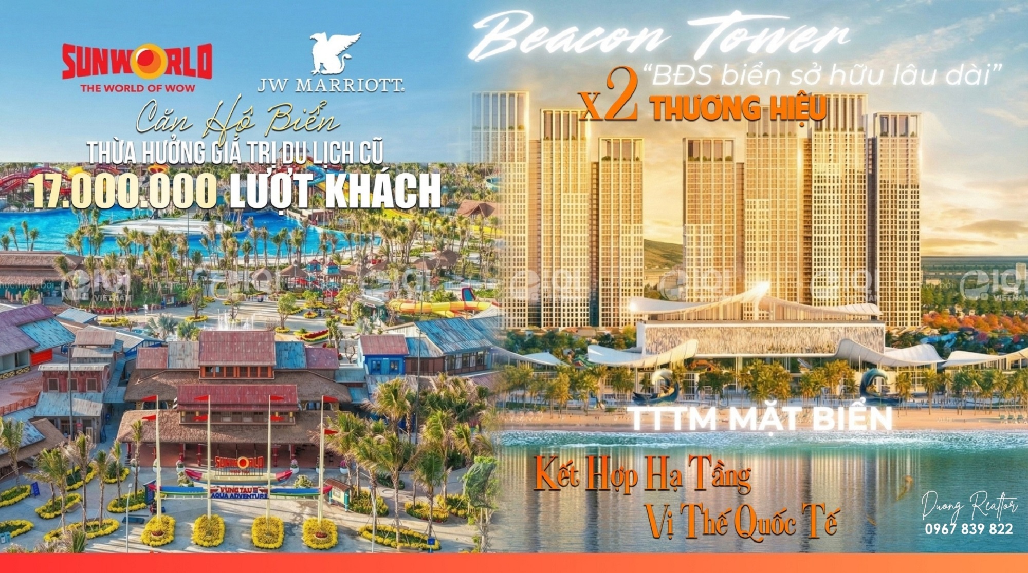 Trung tâm du lịch lên đến 17 triệu lượt khách