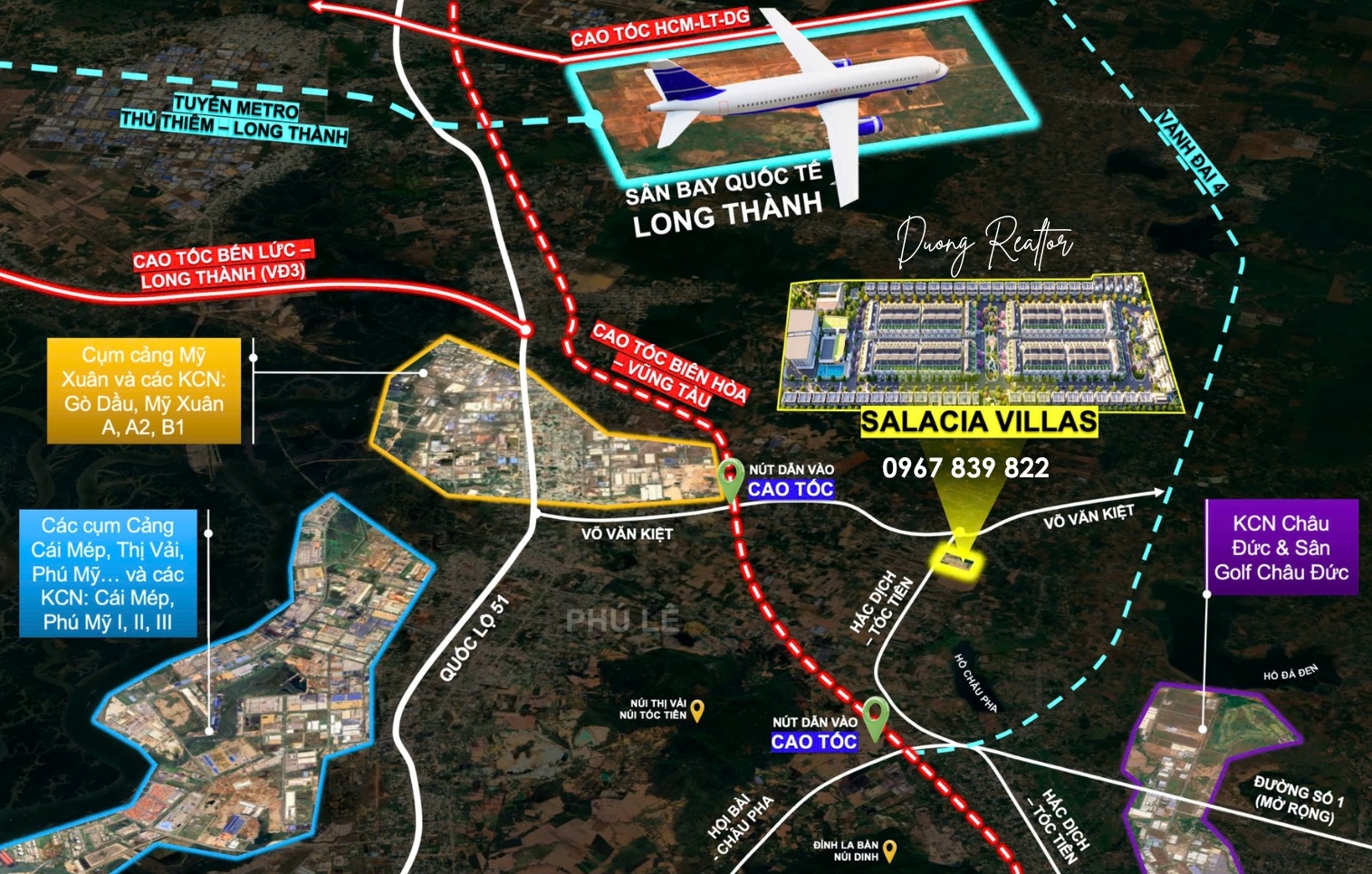 Vị trí chiến lược dự án Salacia Villas Phú Mỹ