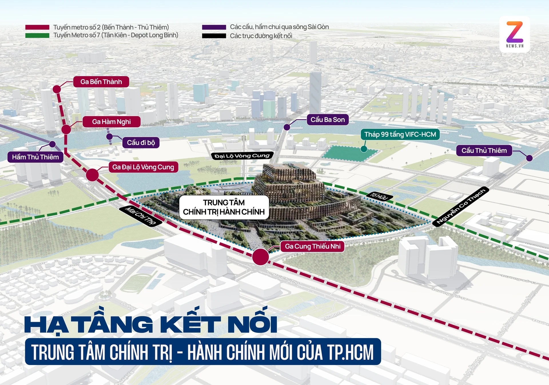 Trung Tâm Hành Chính Tp.HCM là hạng mục quan trọng nhất