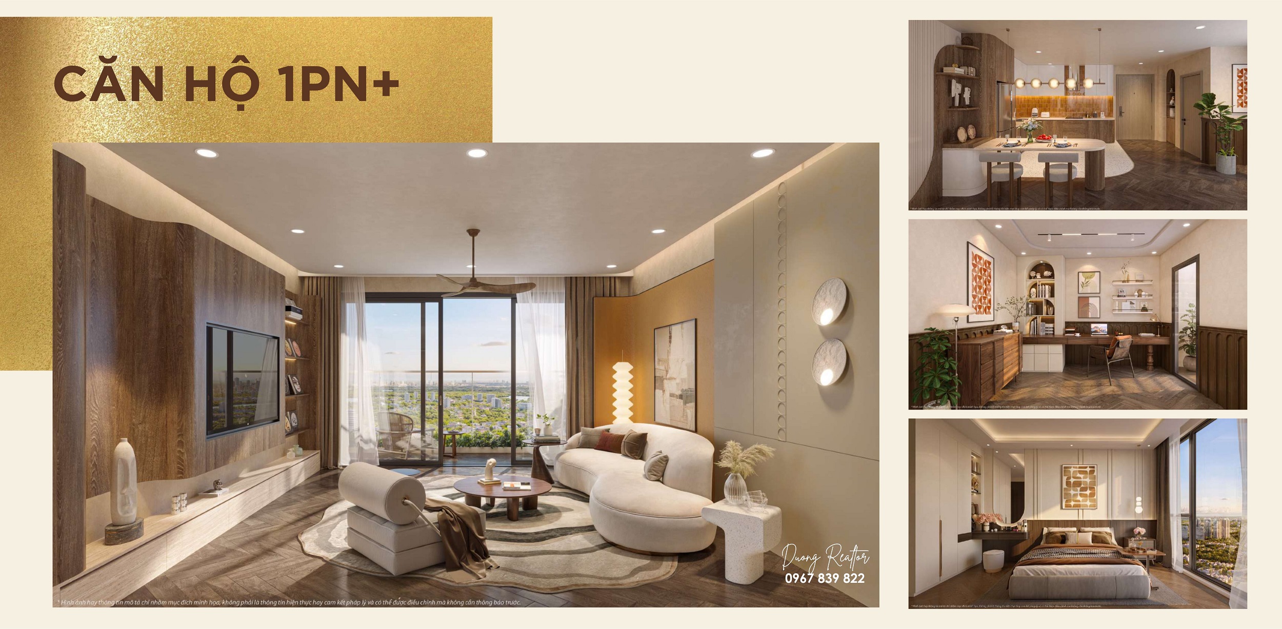 Căn hộ 1PN+ Vlasta Premier Phú Thuận