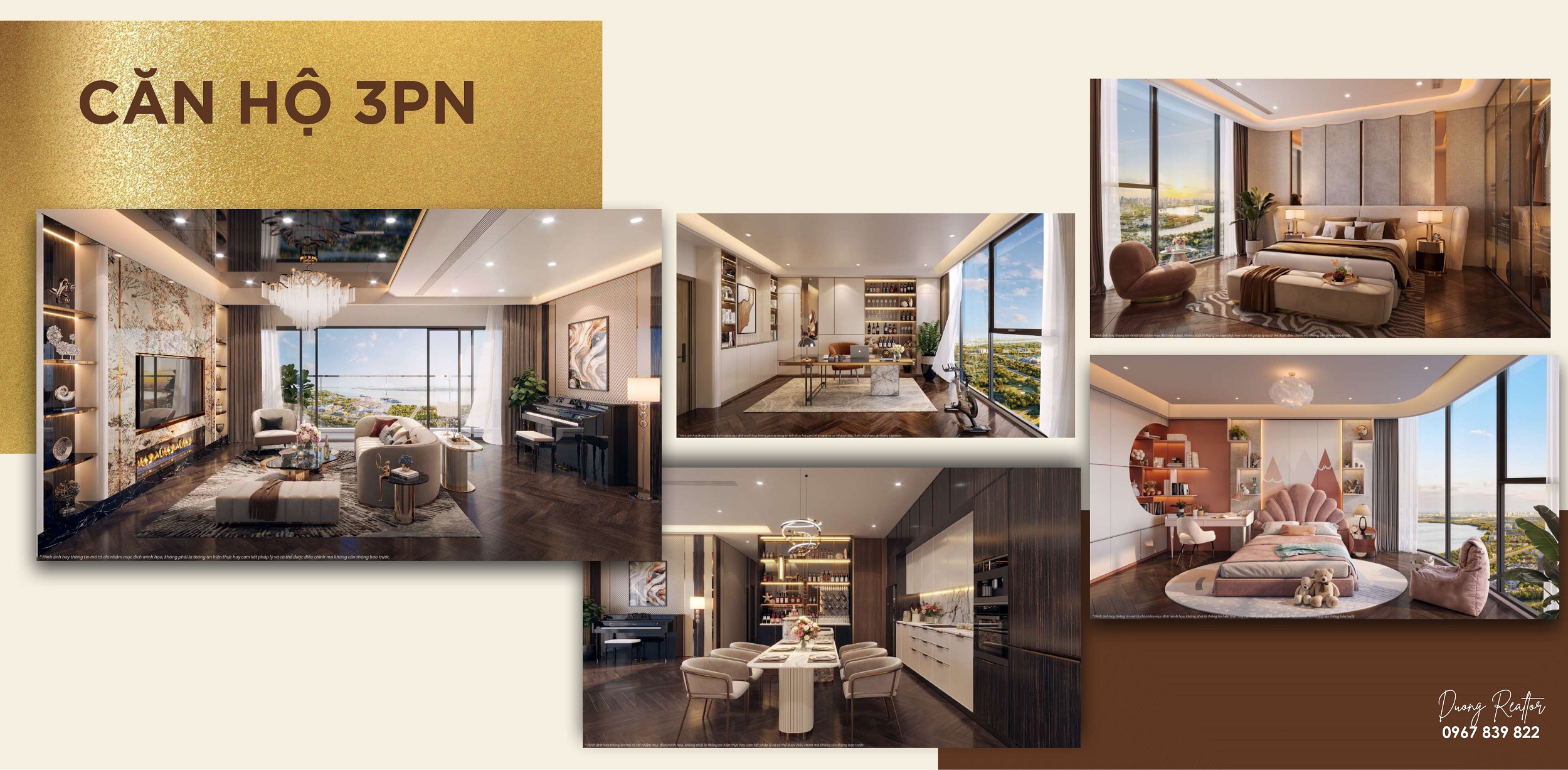 Căn hộ 3PN Vlasta Premier Phú Thuận
