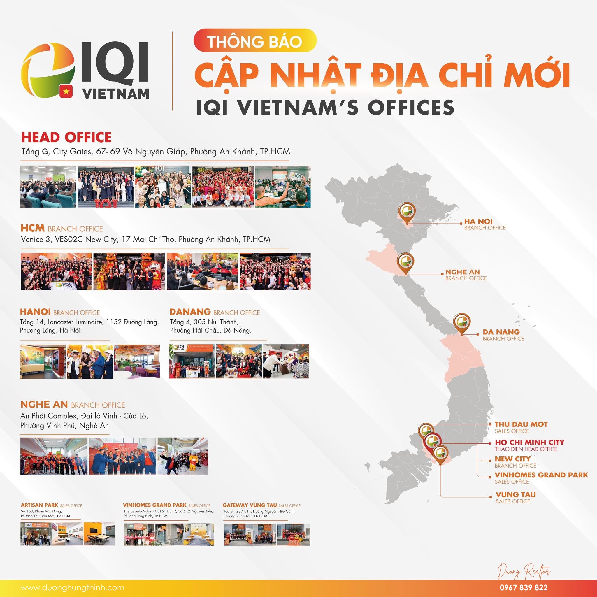 IQI Việt Nam có mặt trên cả 3 miền đất nước