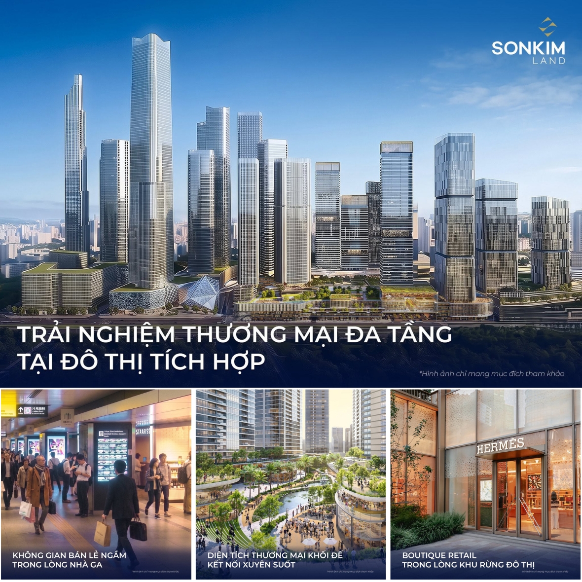 Khu đô thị phức hợp Ga Thủ Thiêm tiên phong áp dụng mô hình TOD 5.0