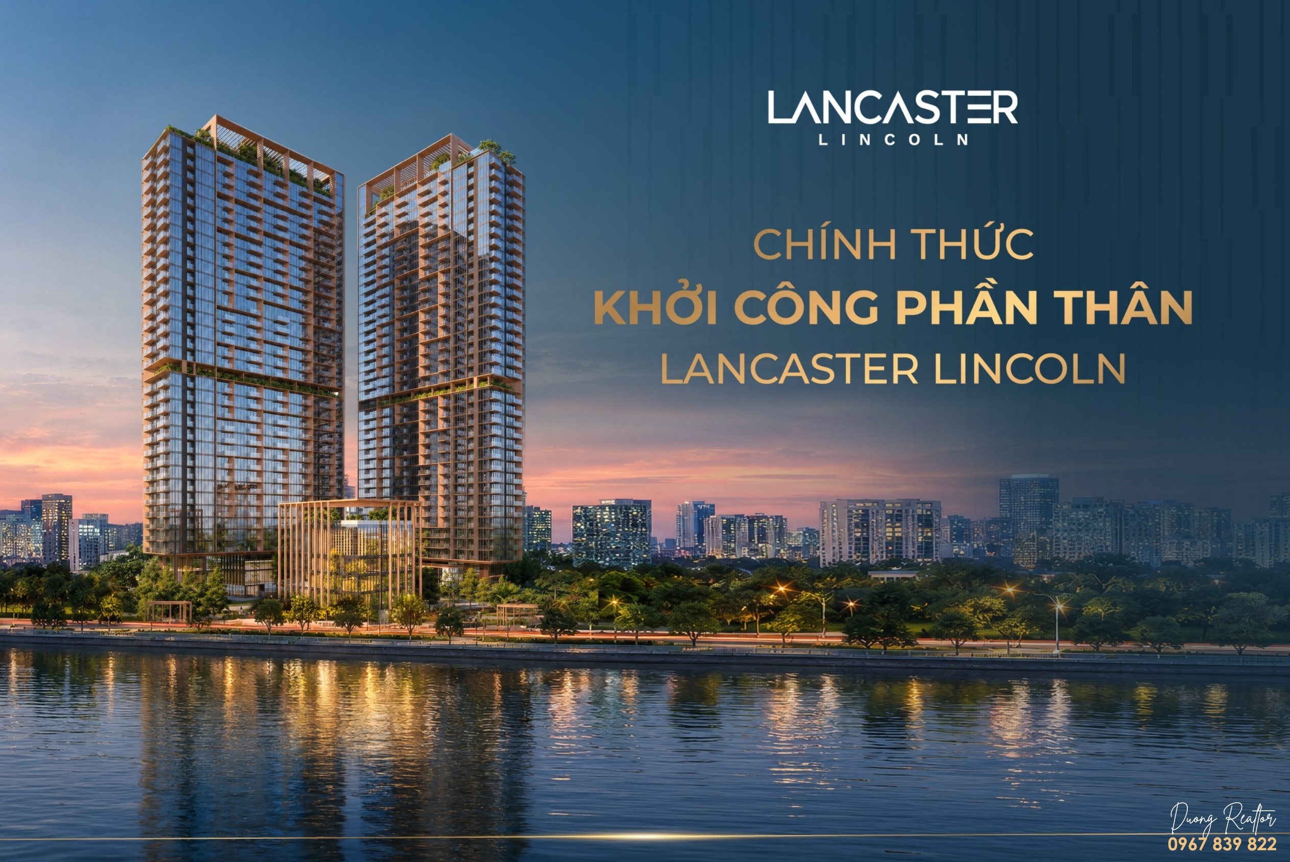 Lancaster Licoln quận 4 chính thức khởi công phần thân
