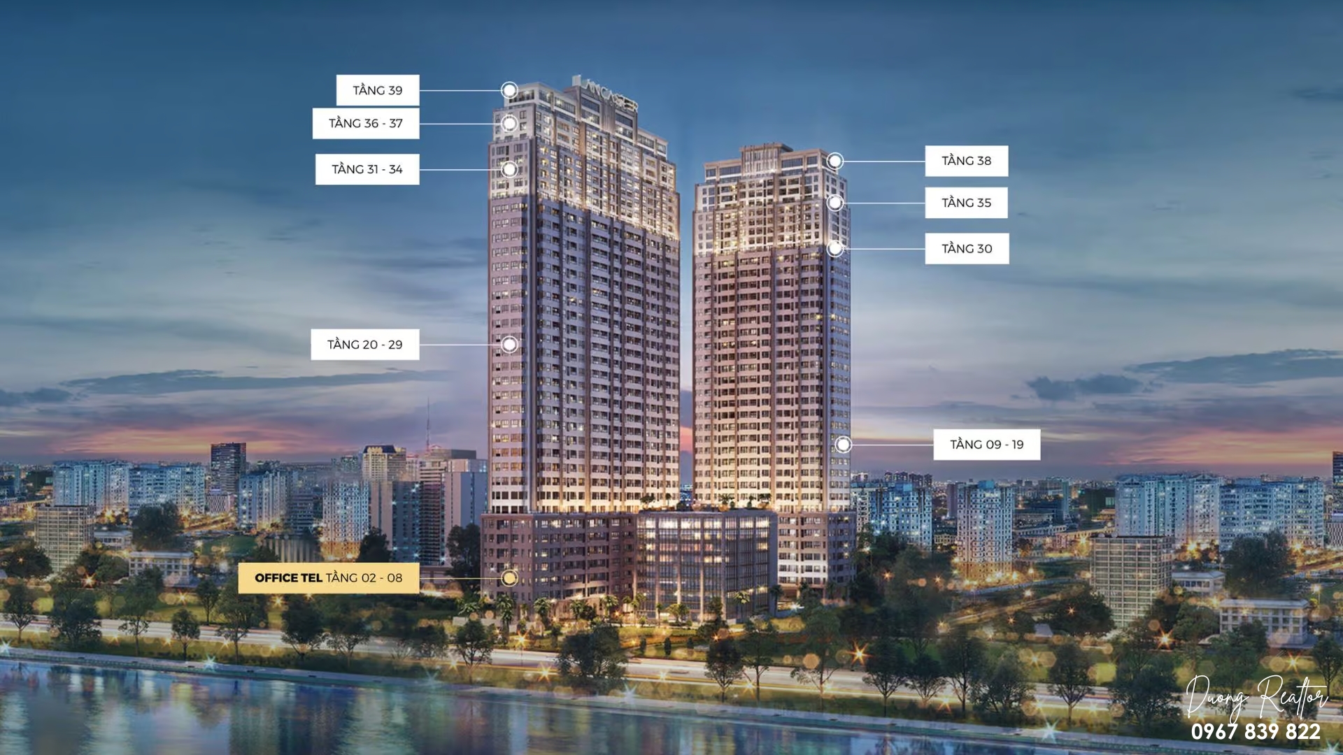 Mặt bằng tầng Lancaster Lincoln Quận 4