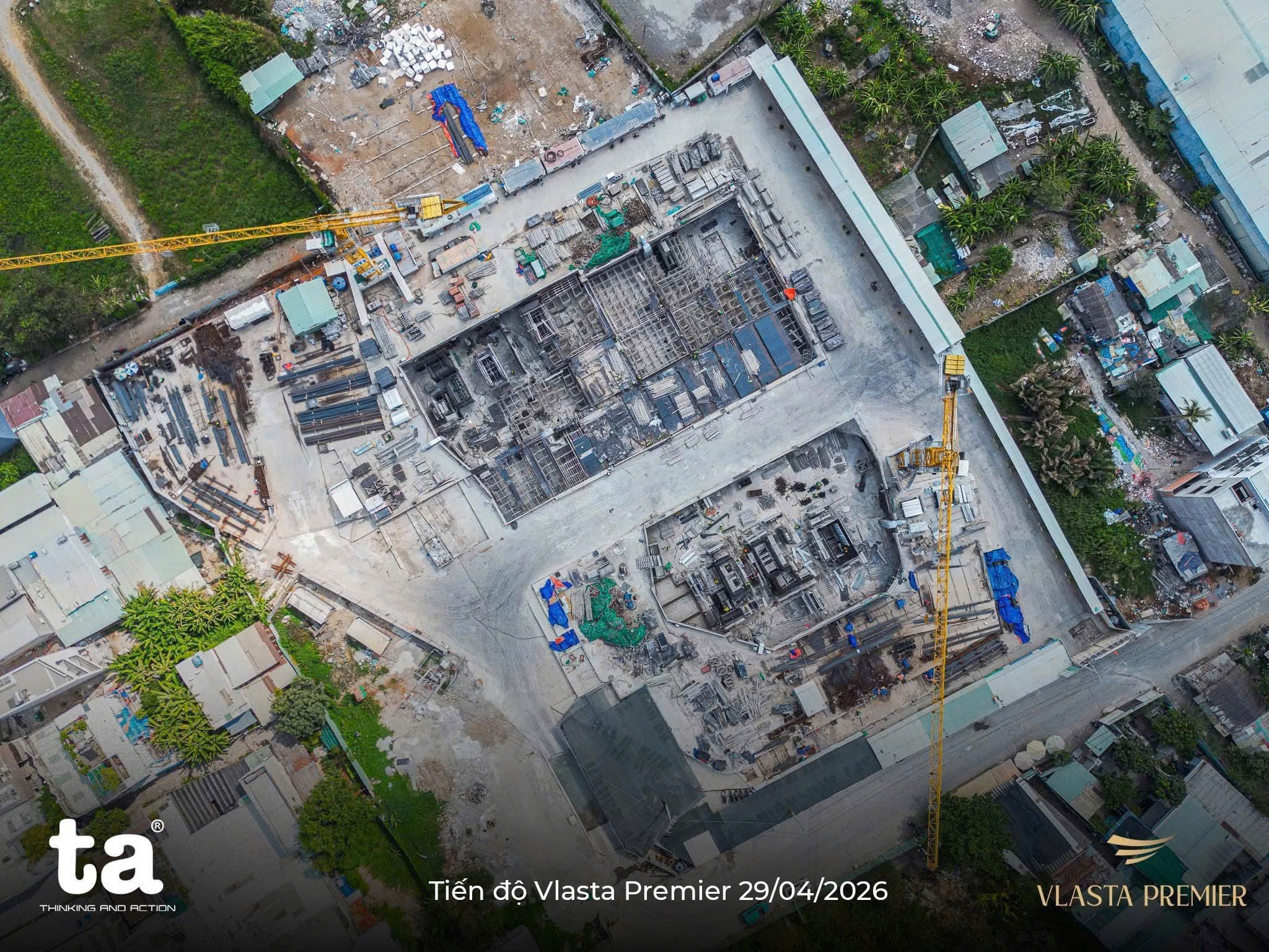 Tiến độ dự án Vlassta Premier Phú Thuận tháng 4 2026 mới nhất