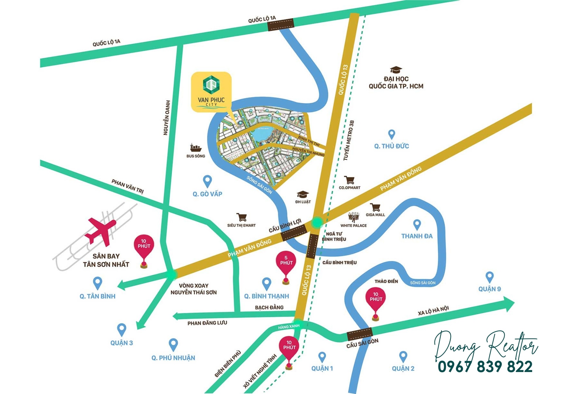 Vị trí VÀNG Diamond Sky Vạn Phúc City