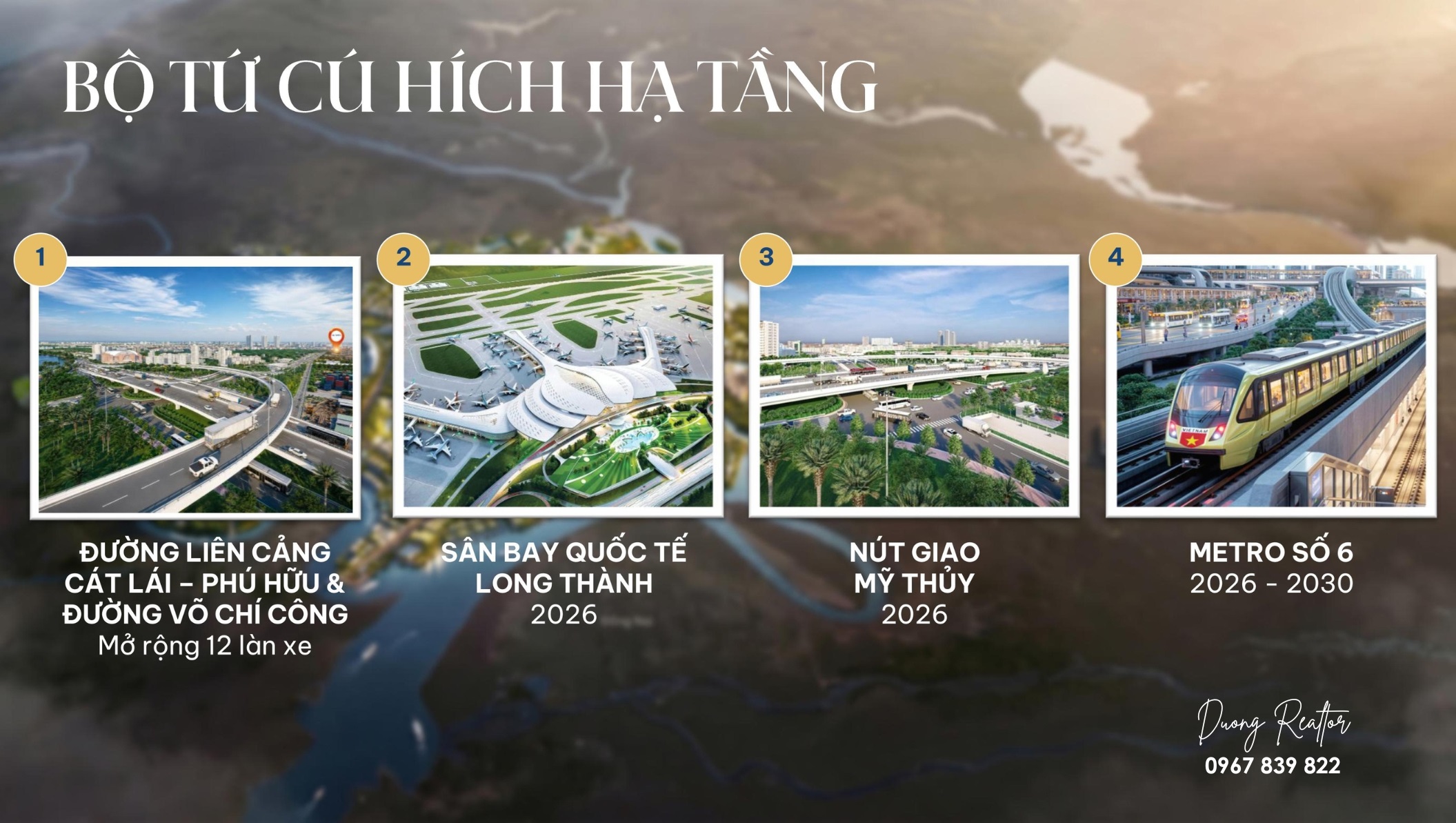 Bộ tứ cú hích hạ tầng
