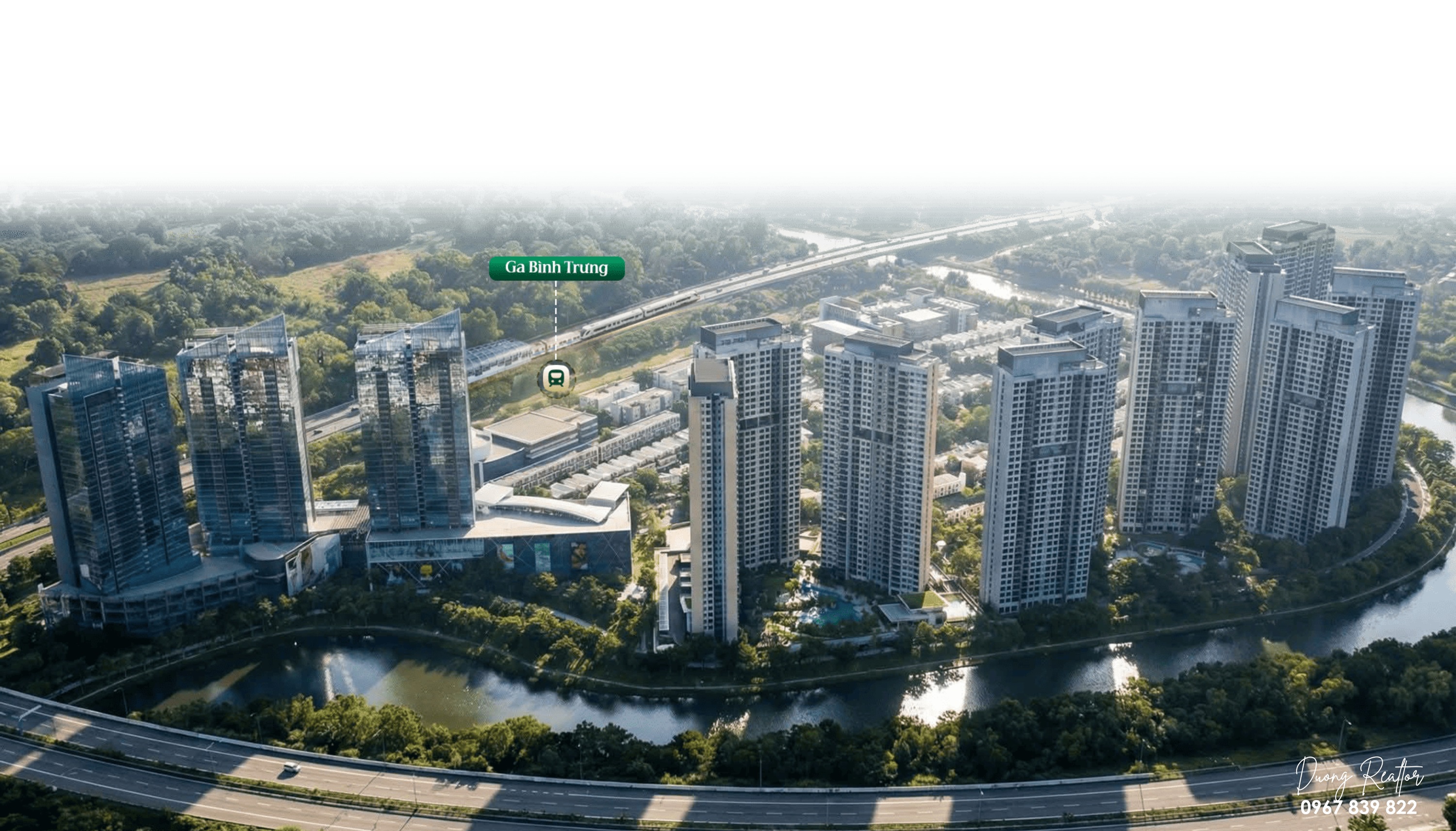 Palm River liền kề Ga Bình Trưng 