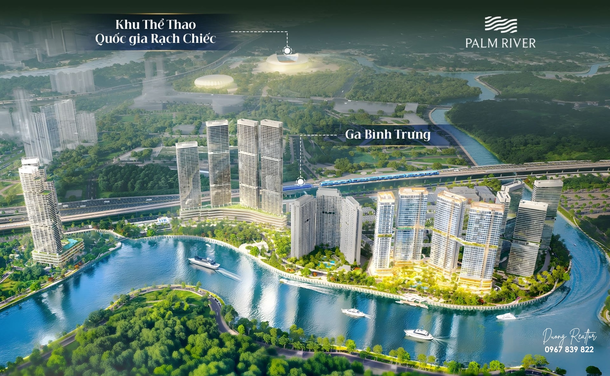 Palm-River-Quan-2-Huong-Viet-Holdings thiết kế chuẩn Resort Living
