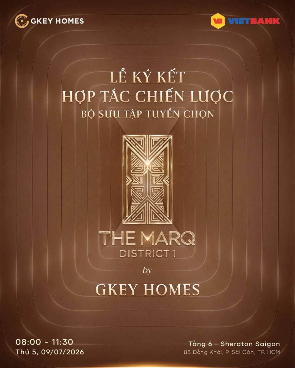 Lễ ký kết hơp tác chiến lược bộ sưu tập tuyển chọn The MarQ By Gkey (Hoa Lâm) và Viettinbank