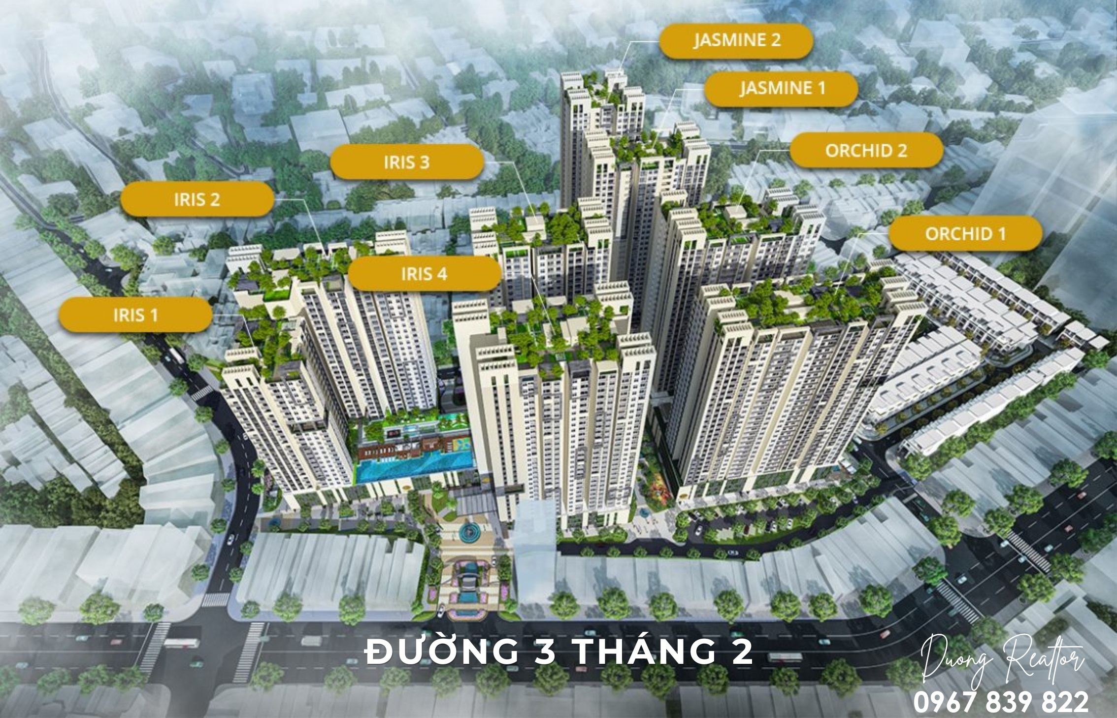 Mặt bằng dự án hado Centosa Garden