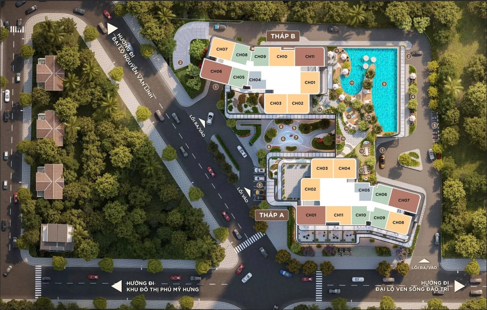 Mặt bằng Vlasta Premier Phú Thuận