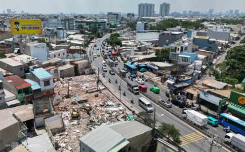 Quốc lộ 13 đã giải phóng 70% bàn giao mặt bằng vào cuối tháng 7.2026