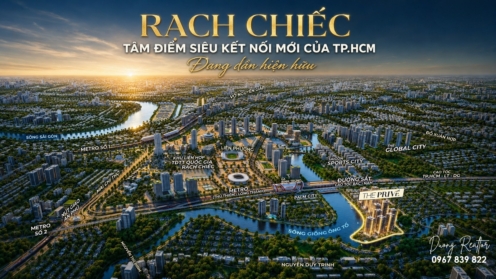 Rạch Chiếc - Tâm điểm siêu kết nối mới của Tp.HCM đang dần hiện hữu
