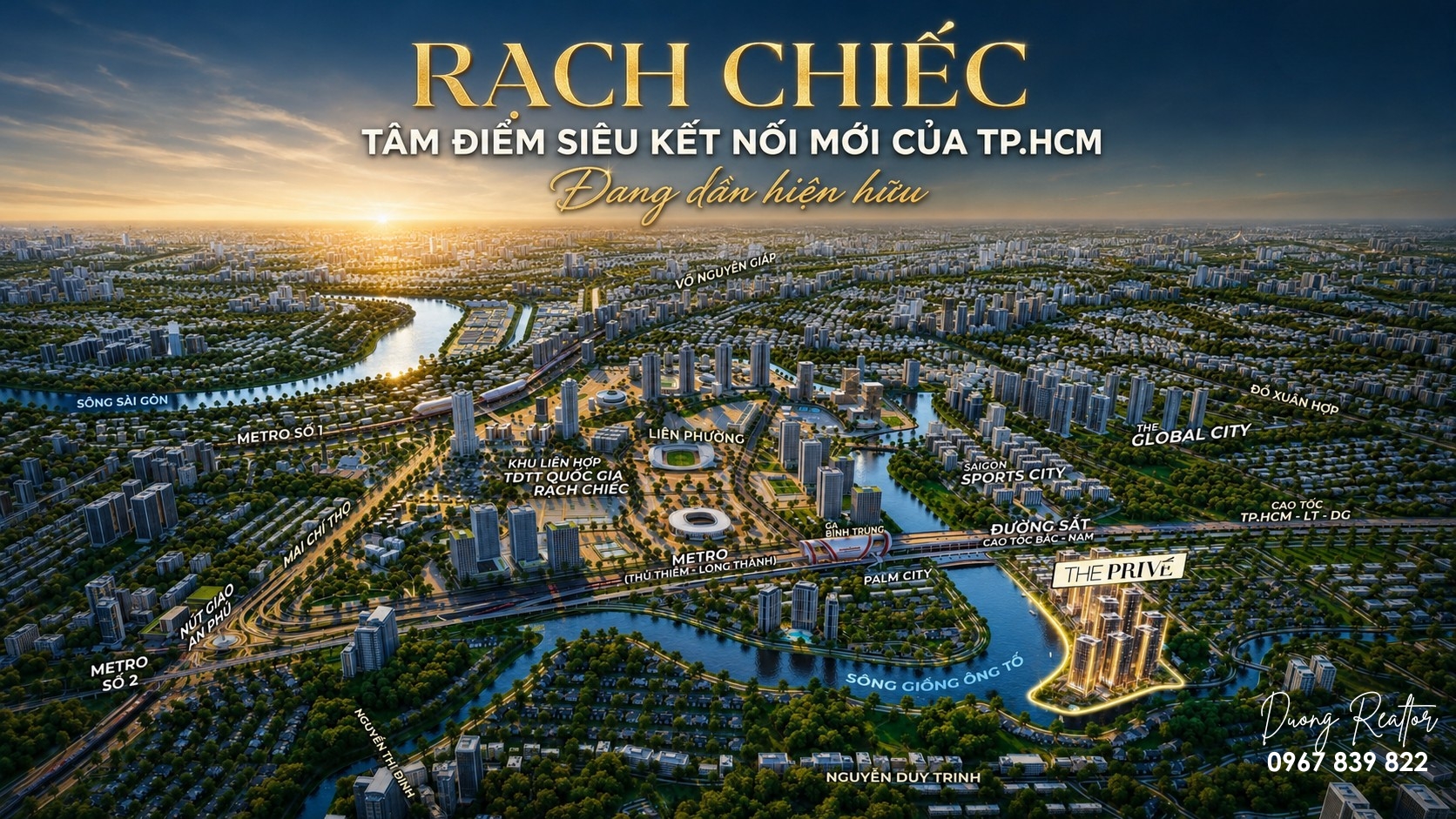 Rạch Chiếc - Tâm điểm siêu kết nối mới của Tp.HCM đang dần hiện hữu