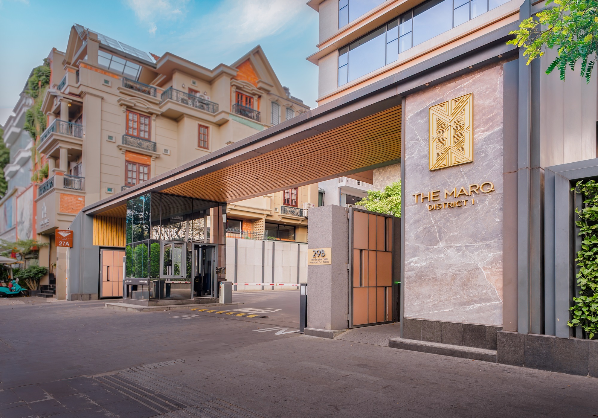 The MarQ tọa lạc tại số 29B Nguyễn Đình Chiểu