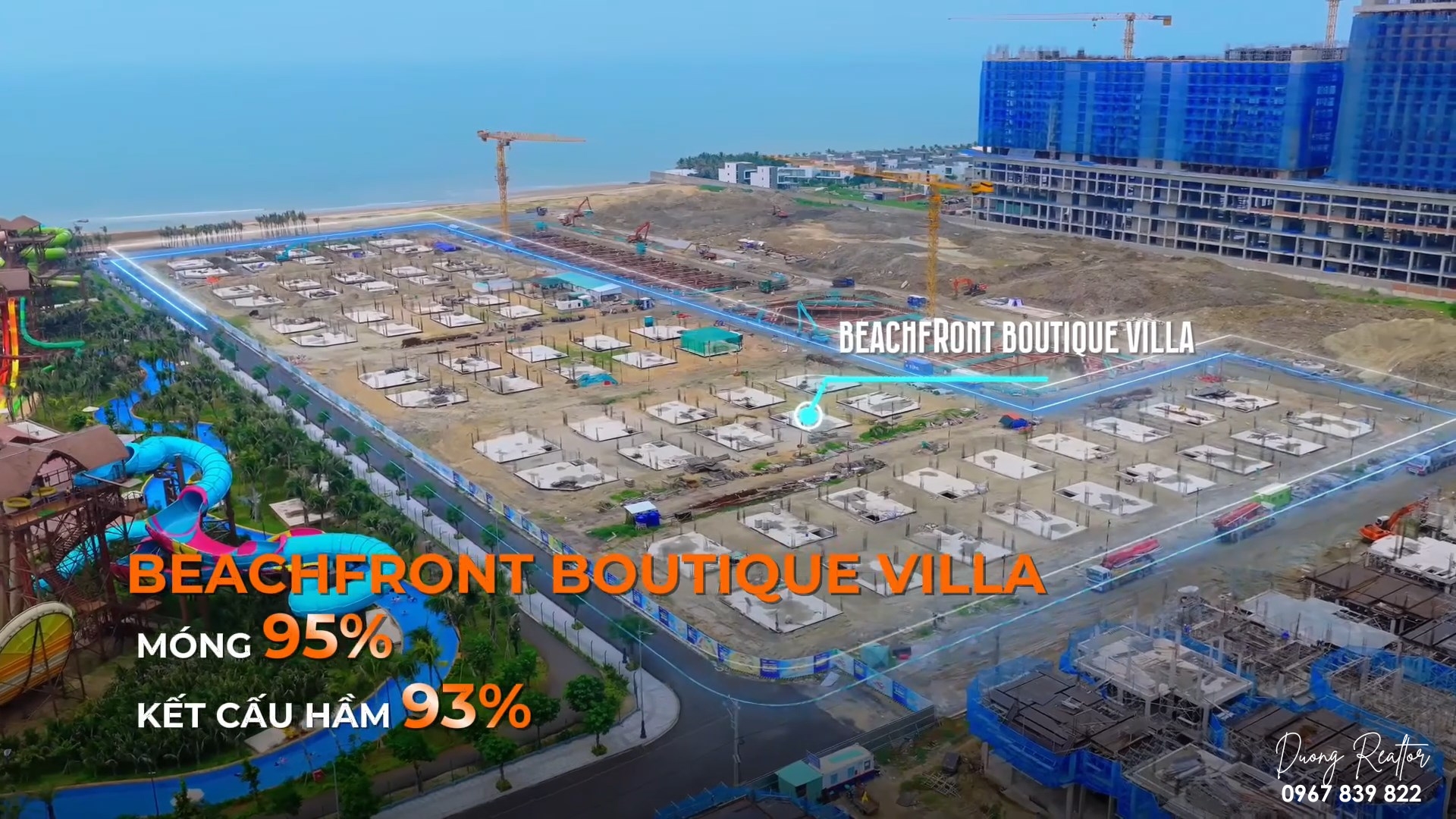 Tiến độ Beachfront Boutique Villa