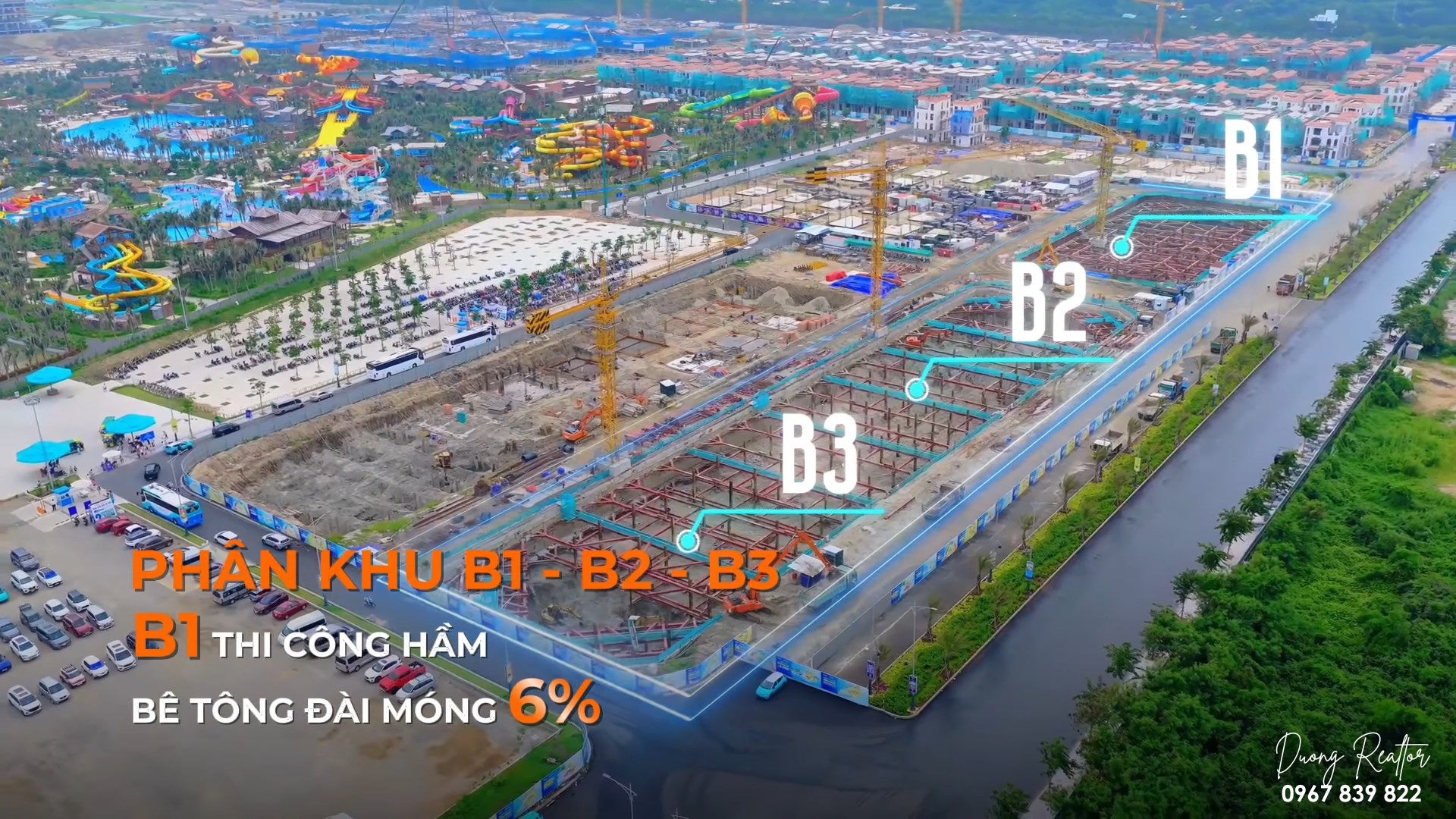 Tiến độ tháp B1 B2 B3 tháng 7 2026