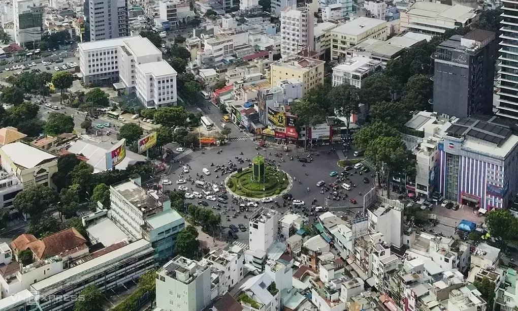Vòng xoay ngay công trường Dân Chủ sẽ xây cầu vượt thép 330 nối Võ Thị Sáu --> đường 3/2