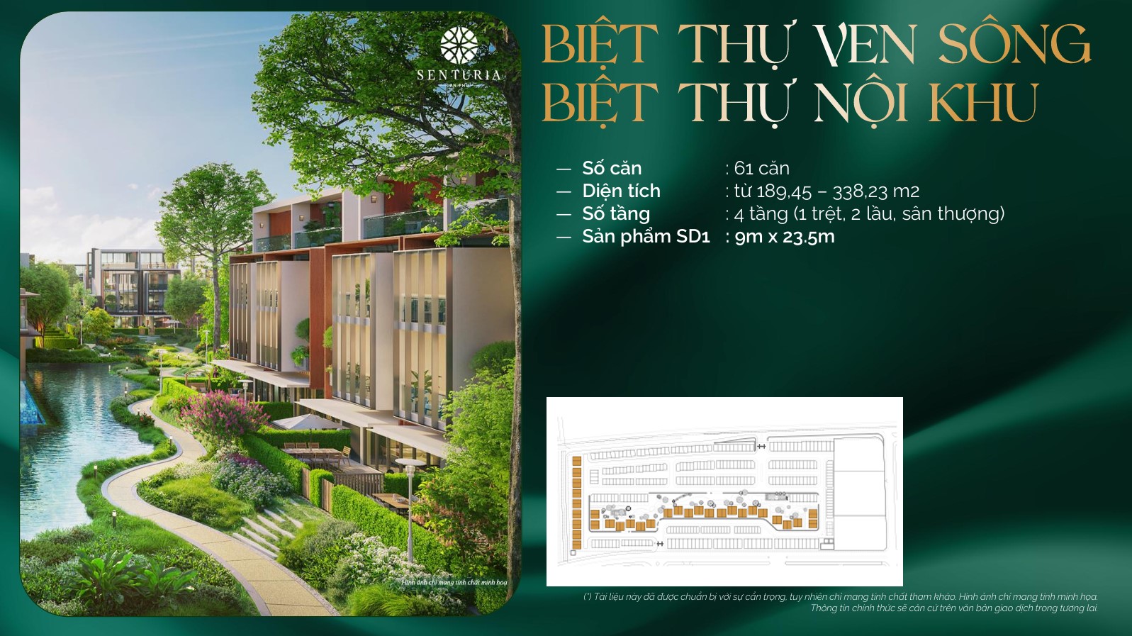 Biệt thự ven sông Senturia An Phú