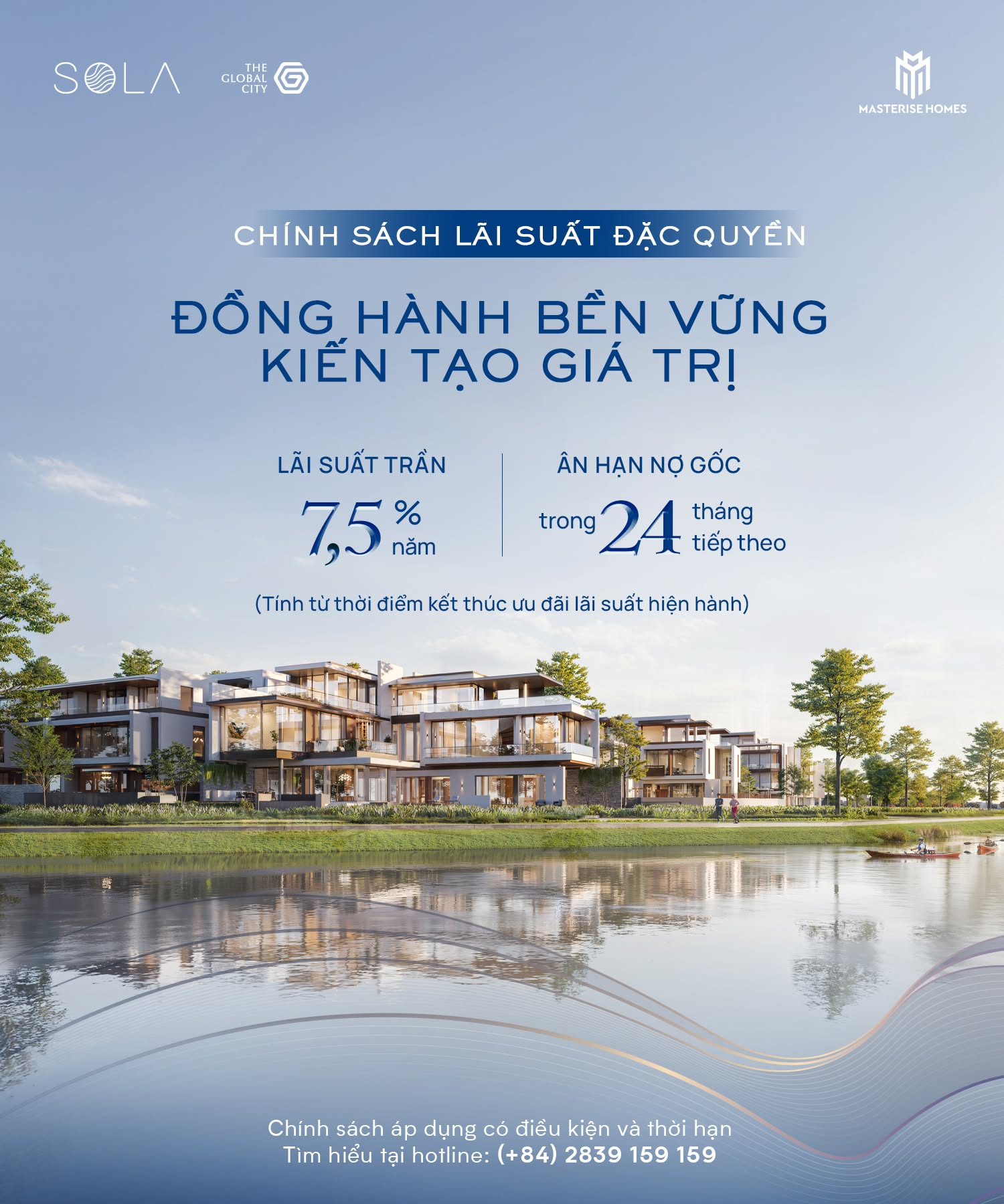 Chính sách lãi suất đặc quyền SOLA - Đồng hành bền vững kiến tạo giá trị
