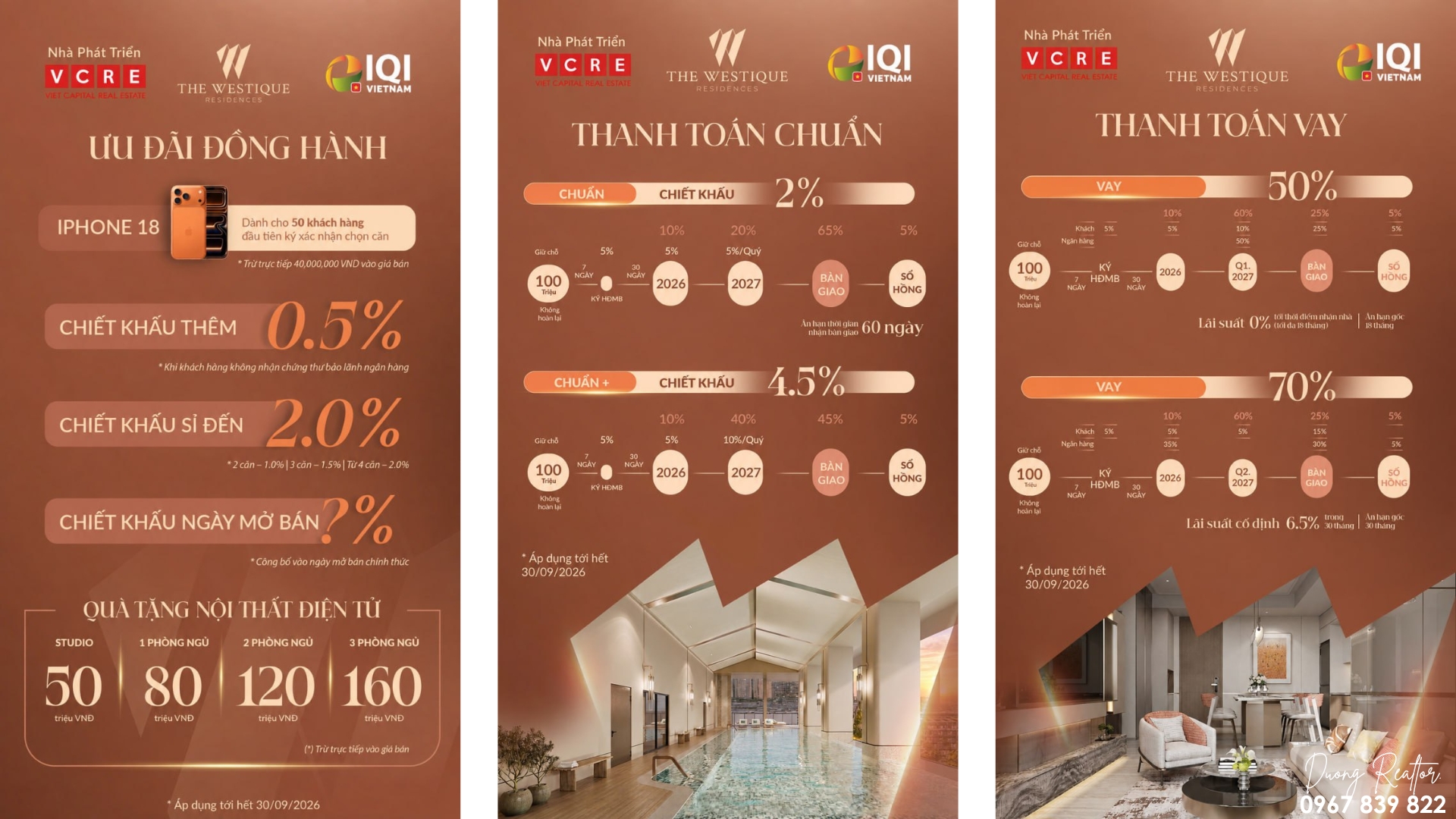 Chính sách thanh toán The Wesitque Kinh Dương Vương