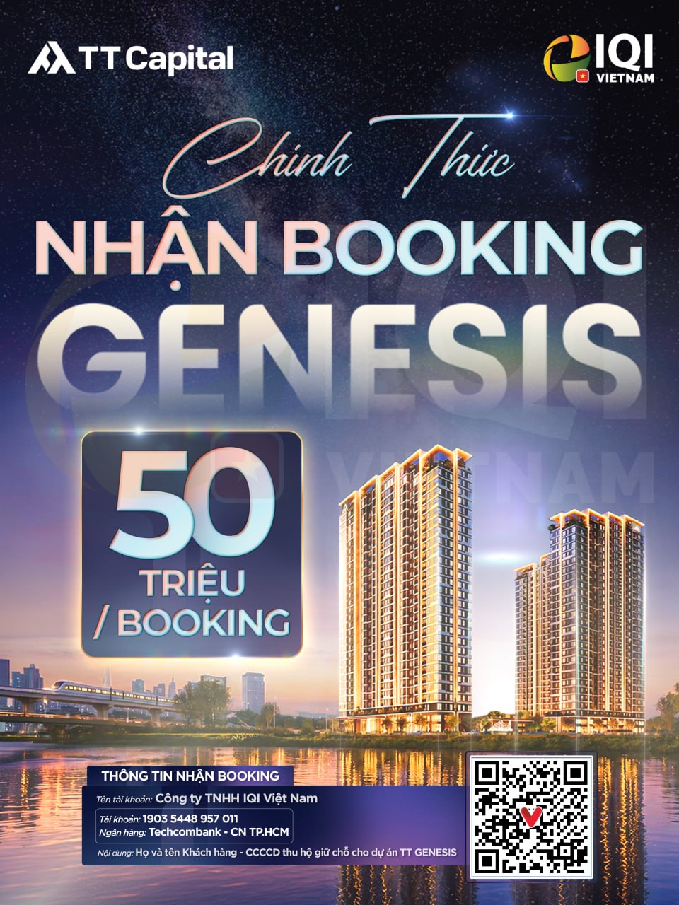 Chính thức nhận booking TT Genesis