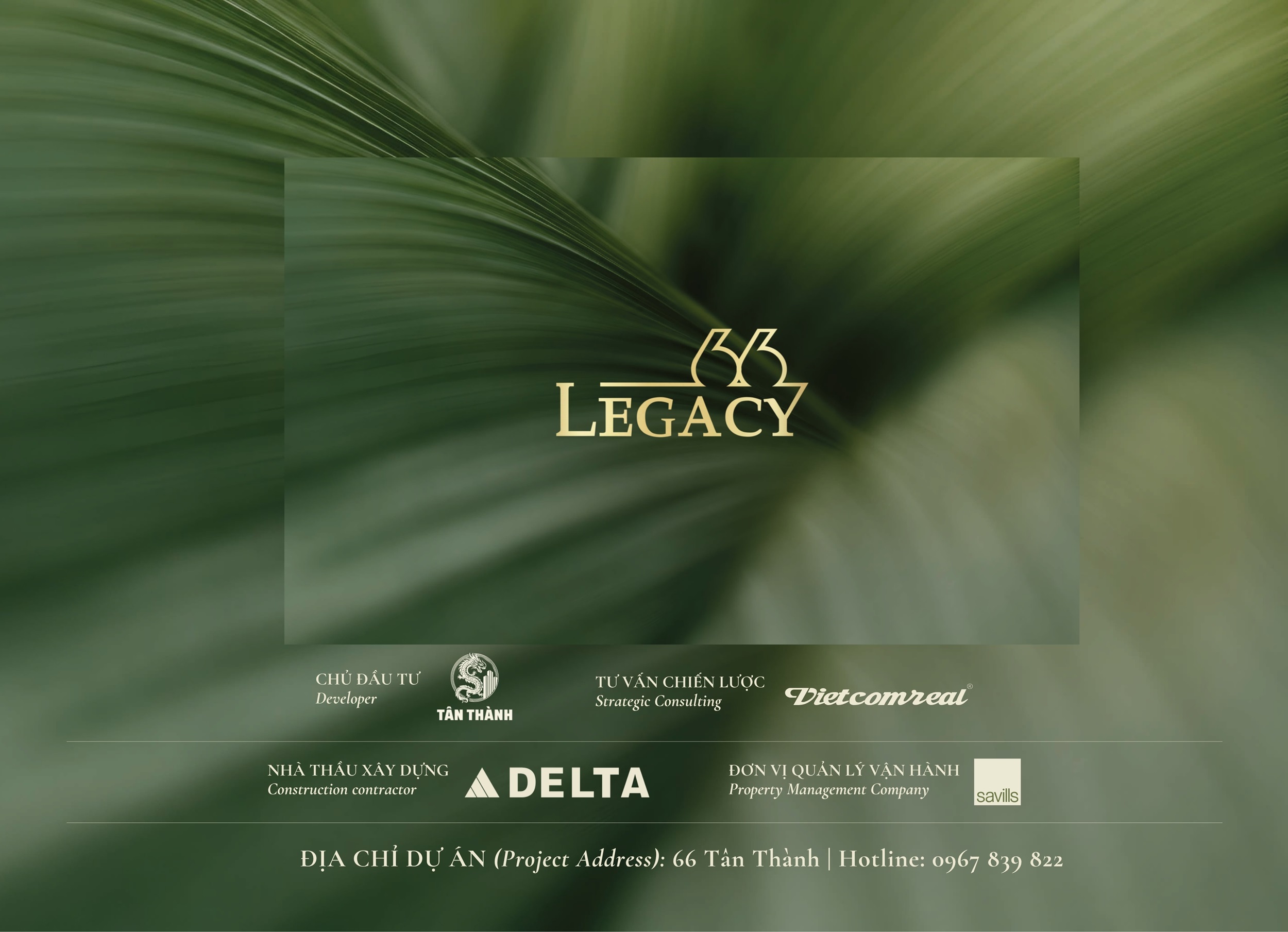 Đối tác đồng hành phát triển dự án Legacy 66
