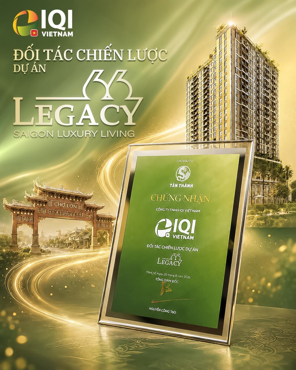 IQI Việt Nam đối tác phân phối chiến lược Legacy 66