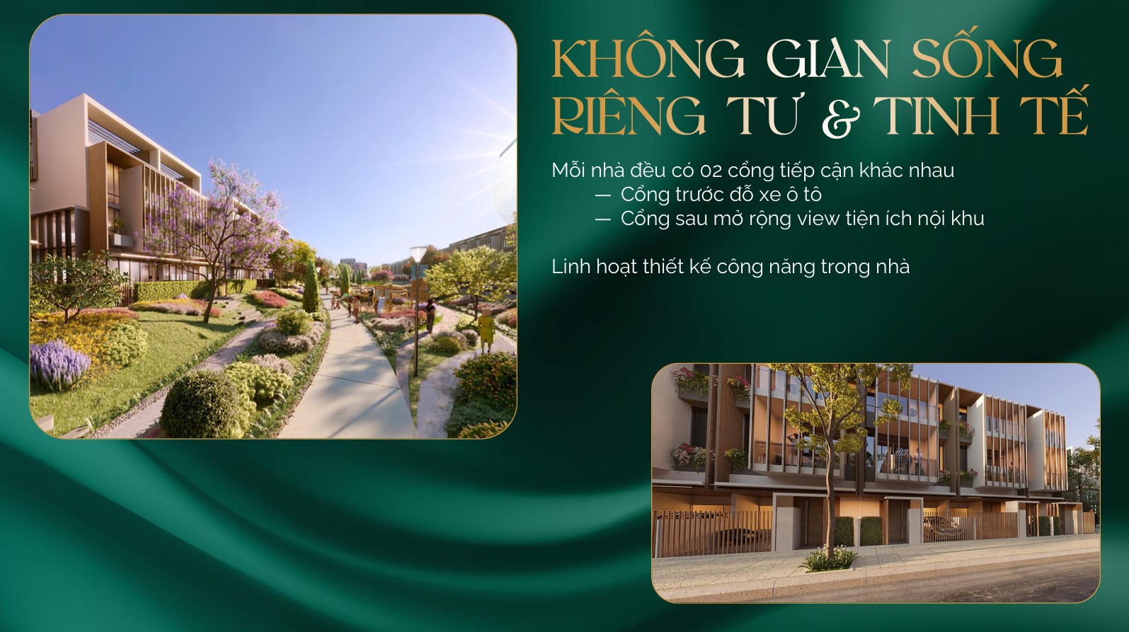 Không gian sống riêng tư và tinh tế