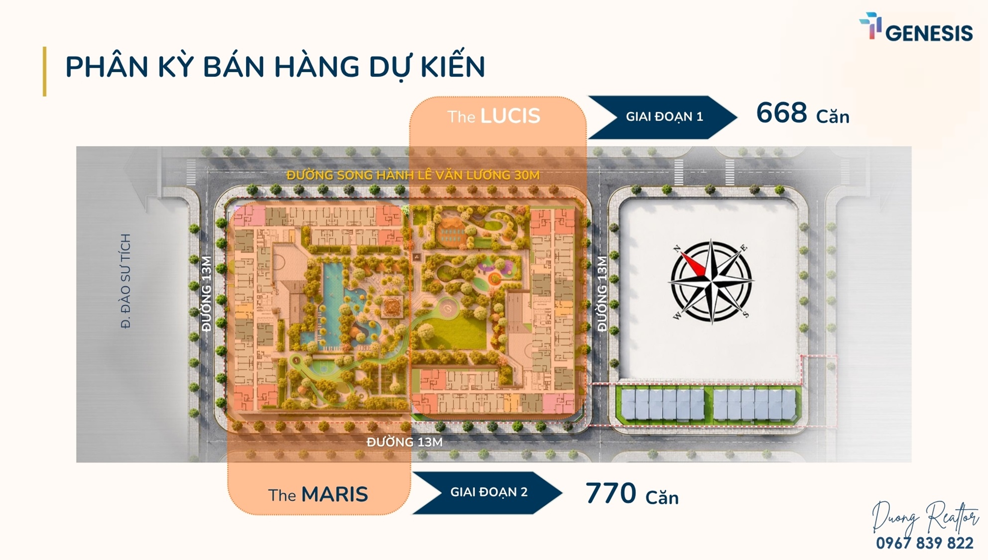Lộ trình mở bán TT Genesis