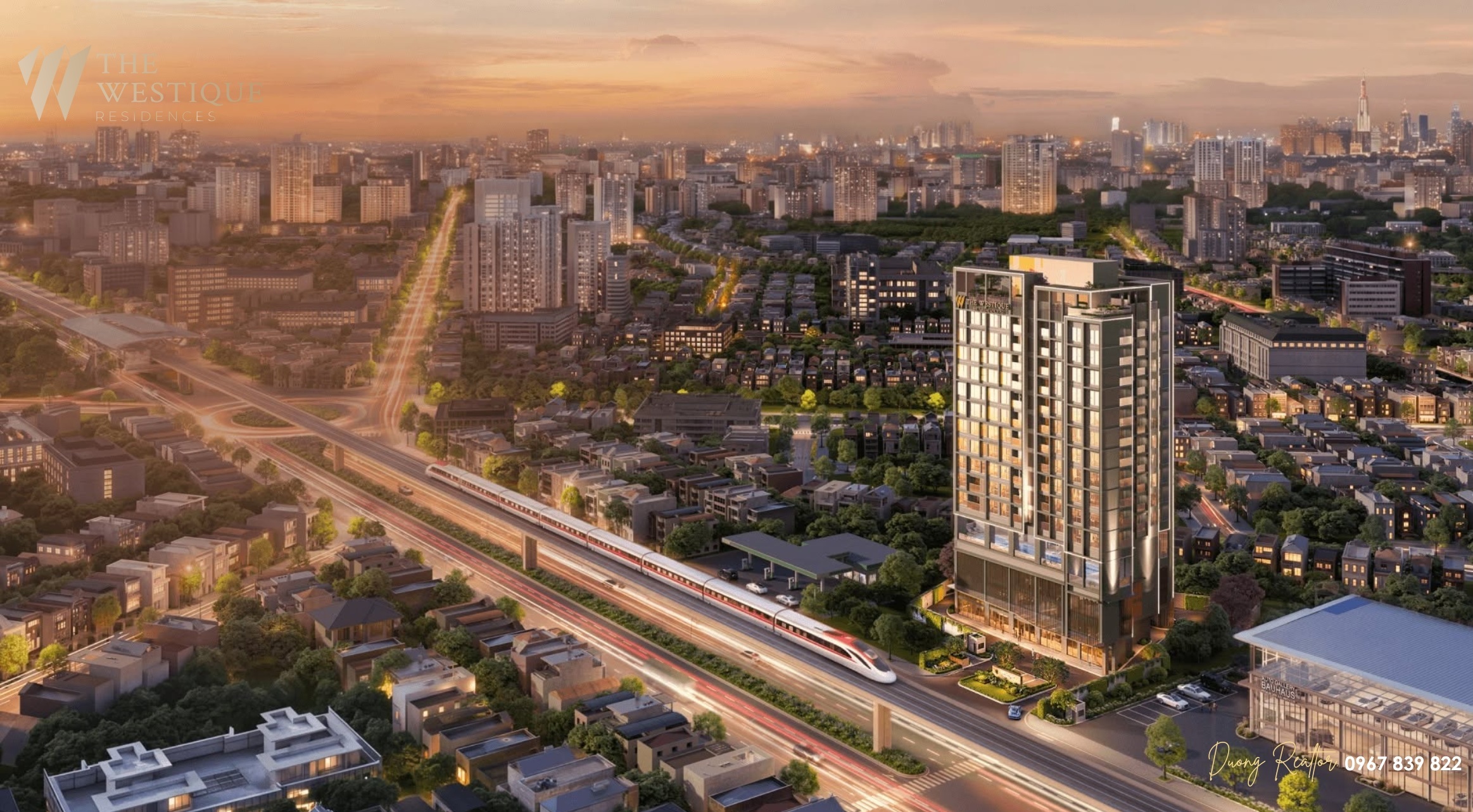 Phối cảnh The Westique Residences 289 Kinh Dương Vương