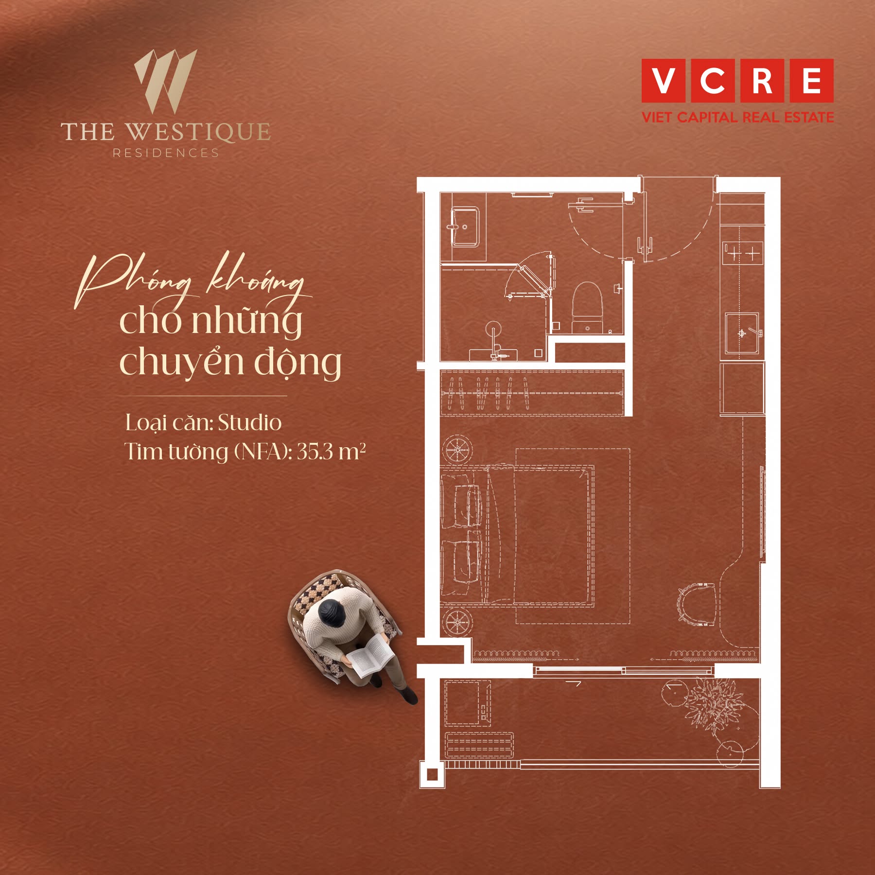 Studio phóng khoáng cho những chuyển động
